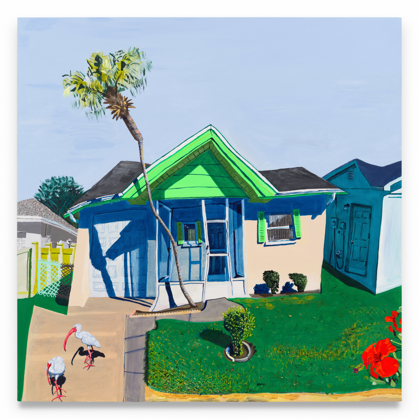 Untitled, 2024, Acrylic&nbsp;and oil on canvas, 48 x 48 inches, 121.9 x 121.9 cm,&nbsp;MMG#37057