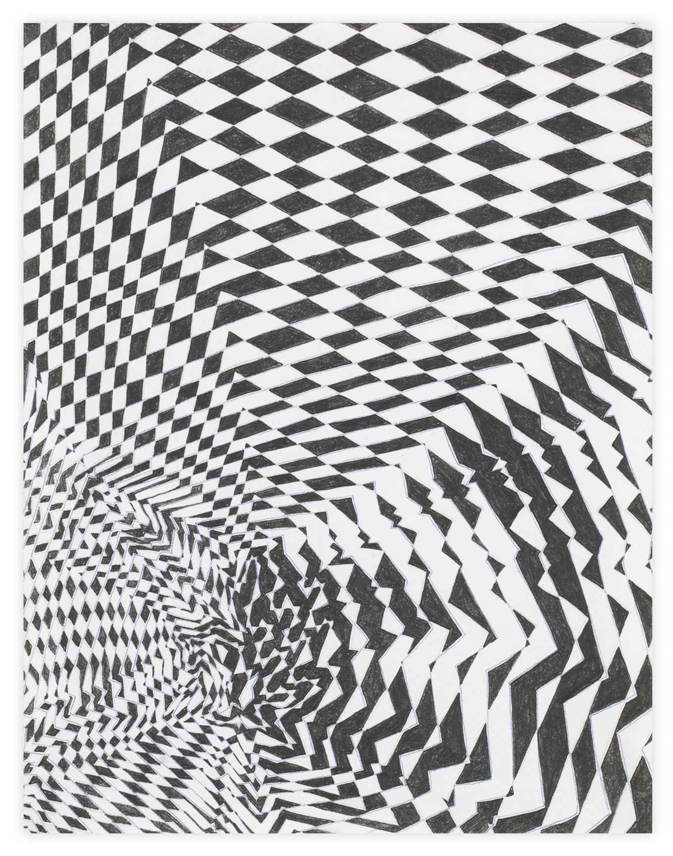 Celidor, 2019, Graphite on paper, 11 x 8 1/2 inches, 27.9 x 21.6 cm, MMG#34030