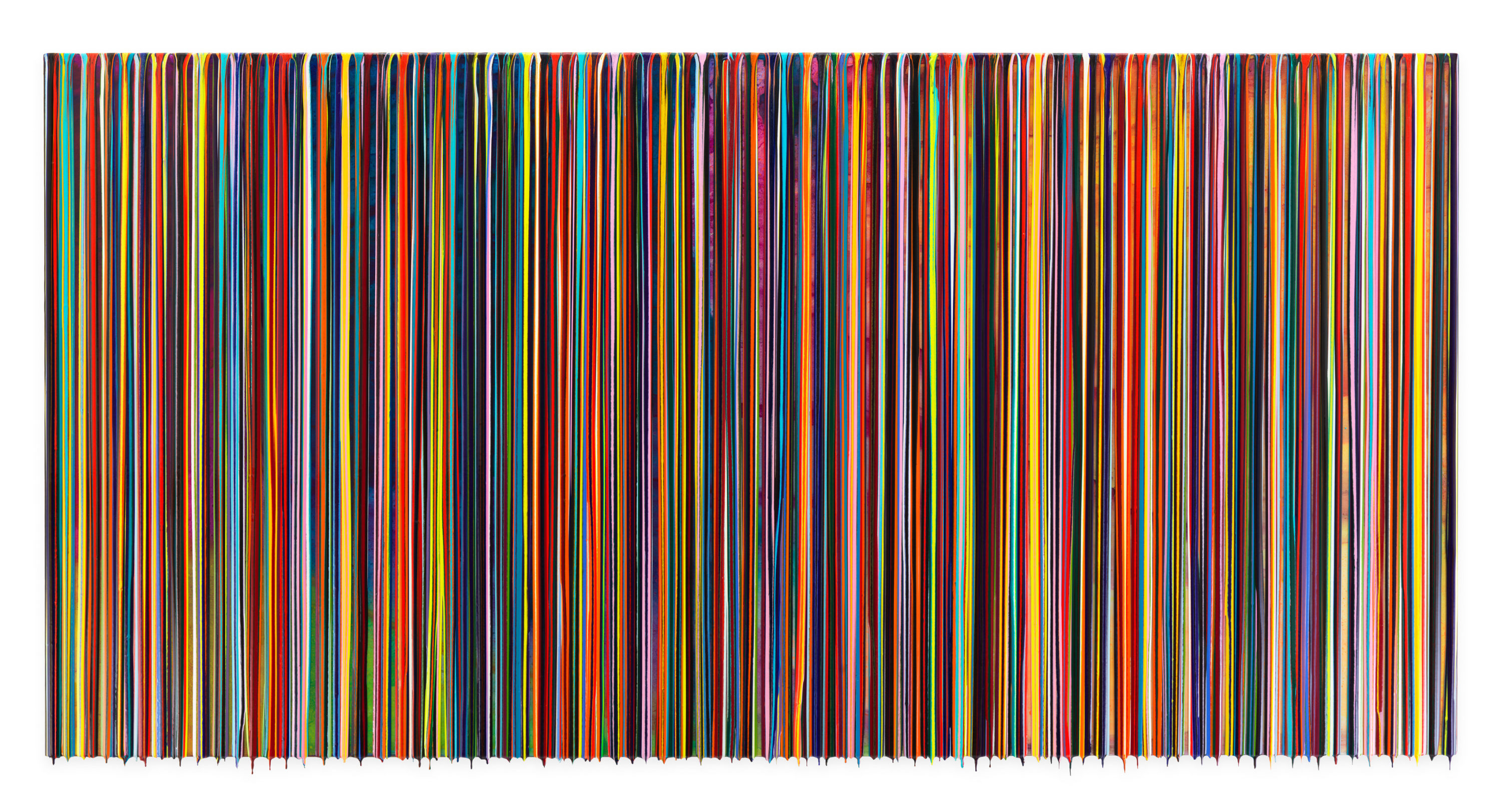 GIVEBRAINRESTFROMMATRIX, 2023, Epoxy resin and pigments on wood,