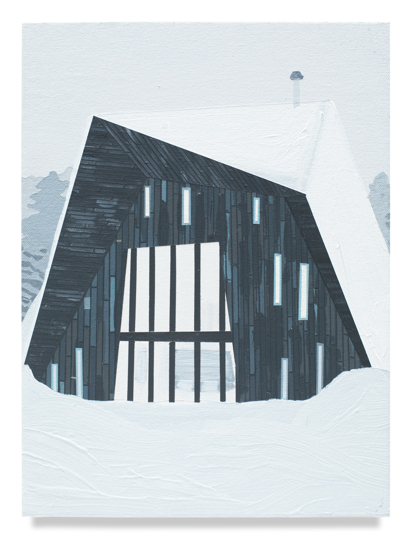 Brian Alfred, Tsumari House, 2016, Acrylic on canvas