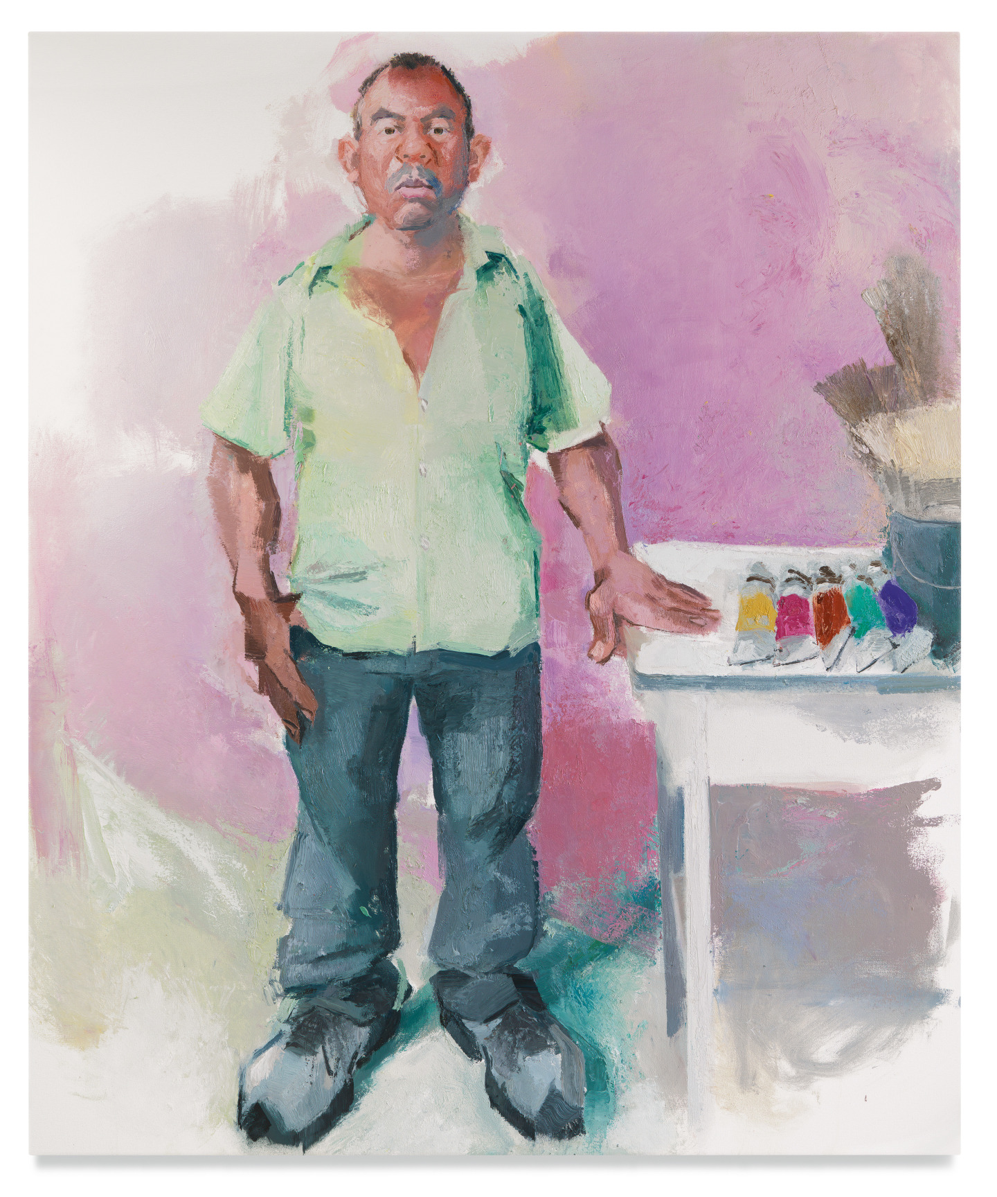 Gabriel, 2021, Oil on canvas, 72 x 60 inches, 182.9 x 152.4 cm, MMG#33348