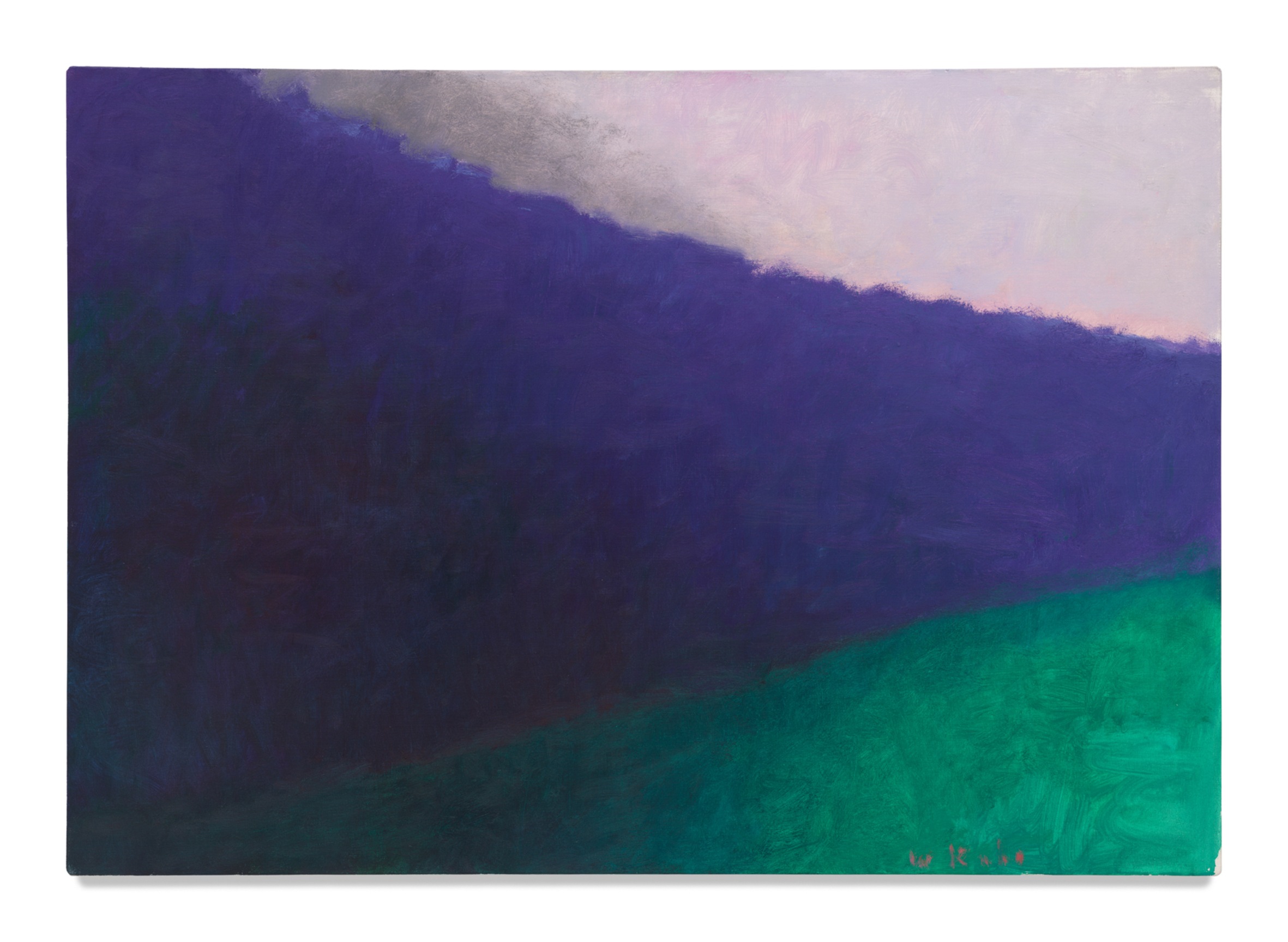 Dark Complimentaries, 1990, Oil on canvas, 28 x 40 inches, 71.1 x 101.6 cm, MMG#34716