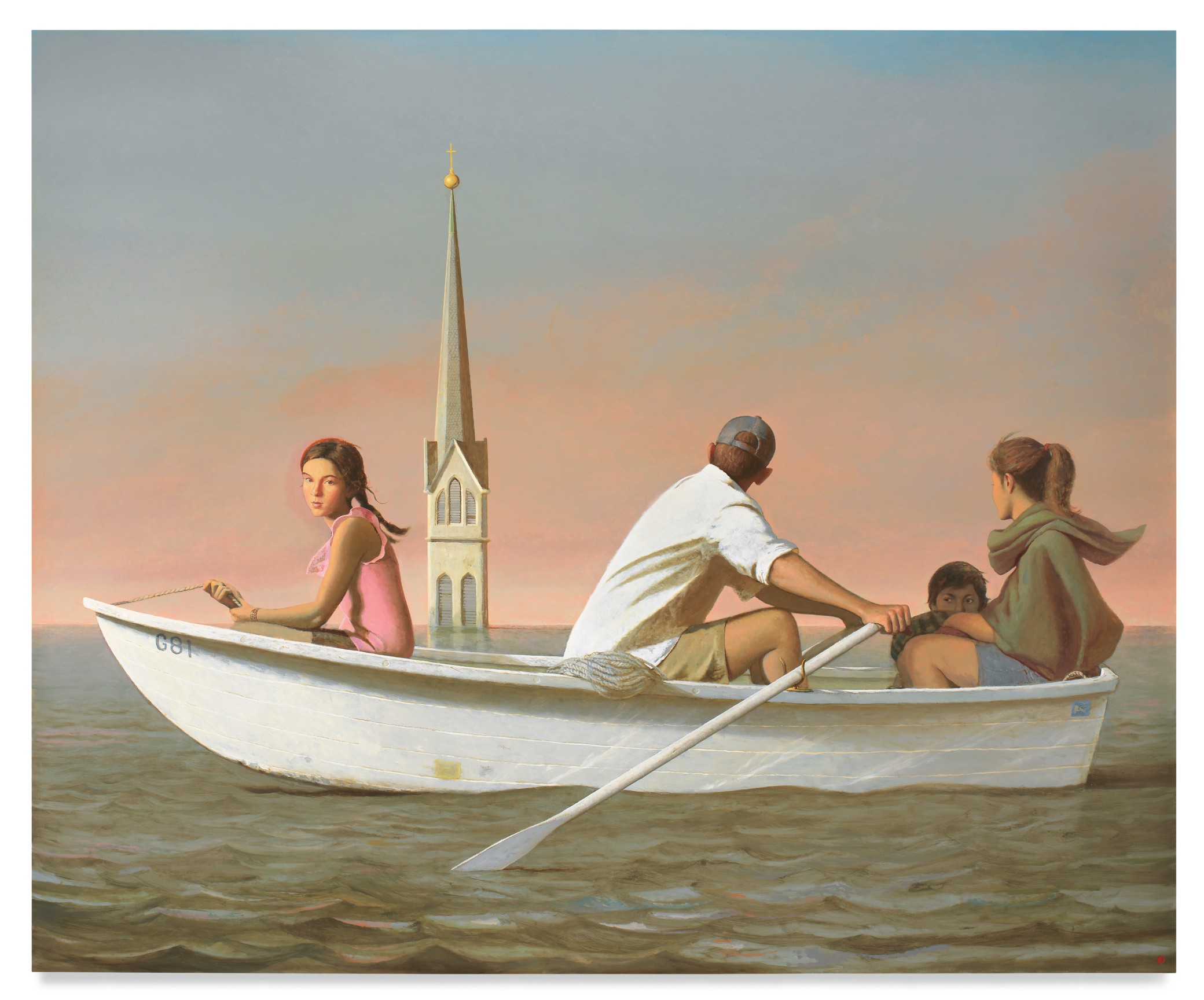 Bo Bartlett, The Flood, 2018, Oil on linen