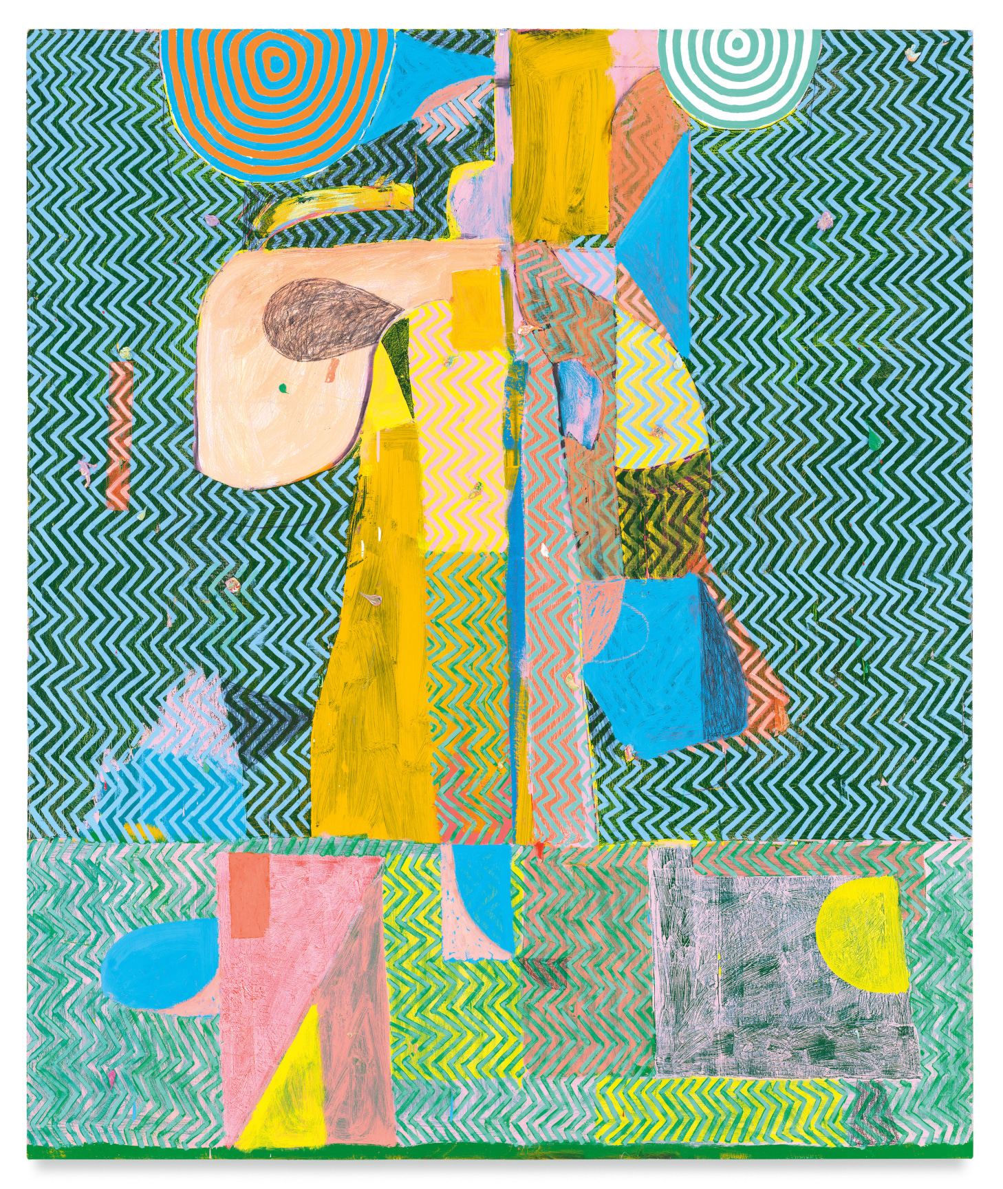 Tropical Duo, 2022, Oil on canvas, 72 x 60 inches, 182.9 x 152.4 cm, MMG#34663