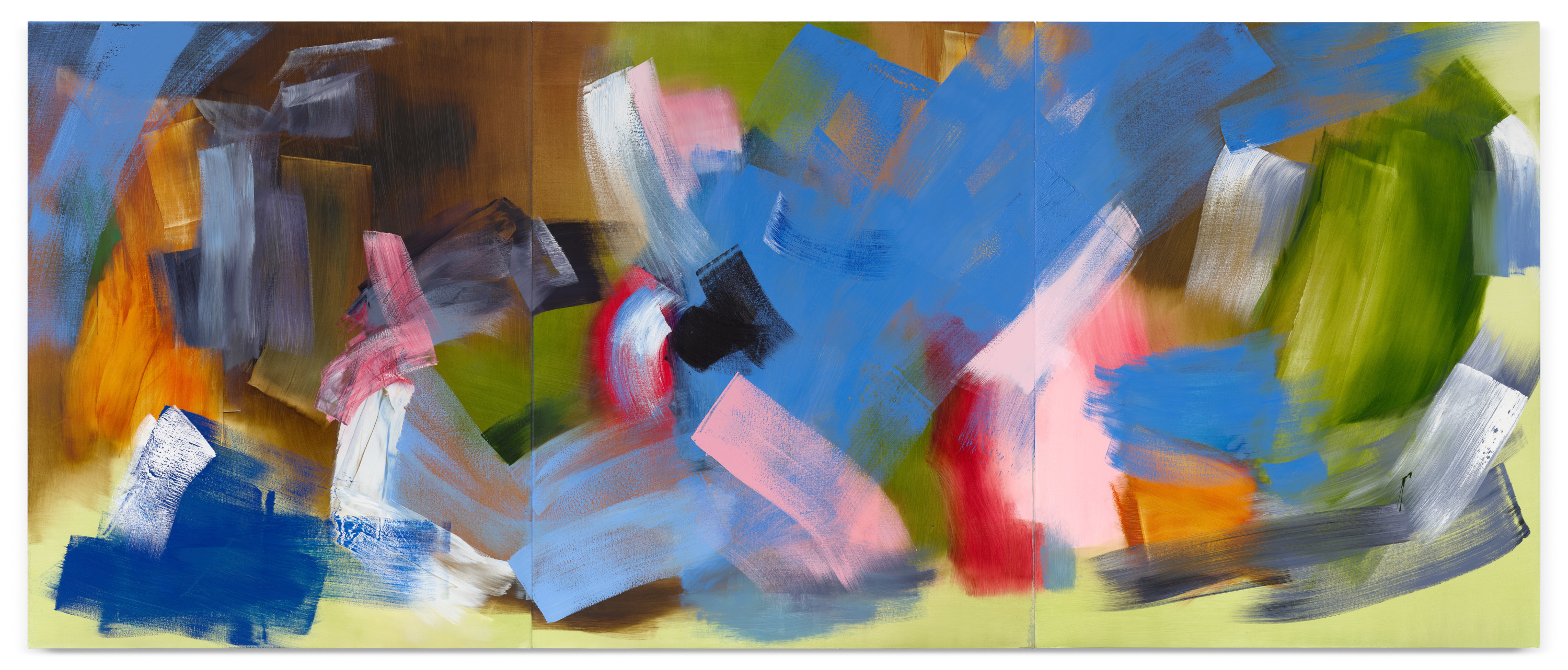 Midsummer&#039;s Night, 2023, Oil on linen, 60 x 144 inches, 152.4 x 365.8 cm, MMG#35732