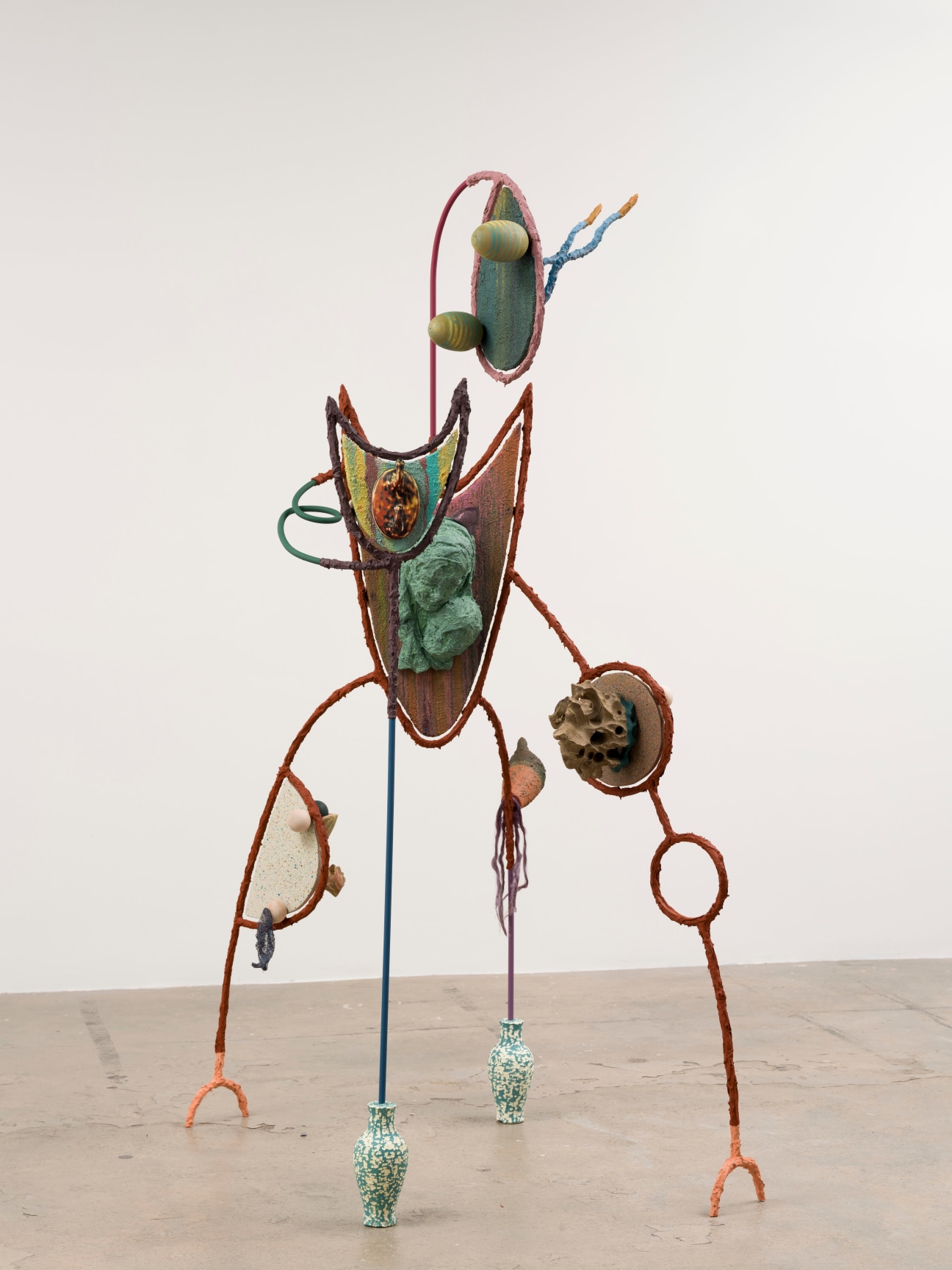 Juan Pablo Garza, Llegara&igrave;n a la puerta donde la luz se dobla, los arbustos siempre les recordaran #1, 2022, Mixed media, 83 x 57 x 44 inches, 210.8 x 144.8 x 111.8 cm, MMG#35878