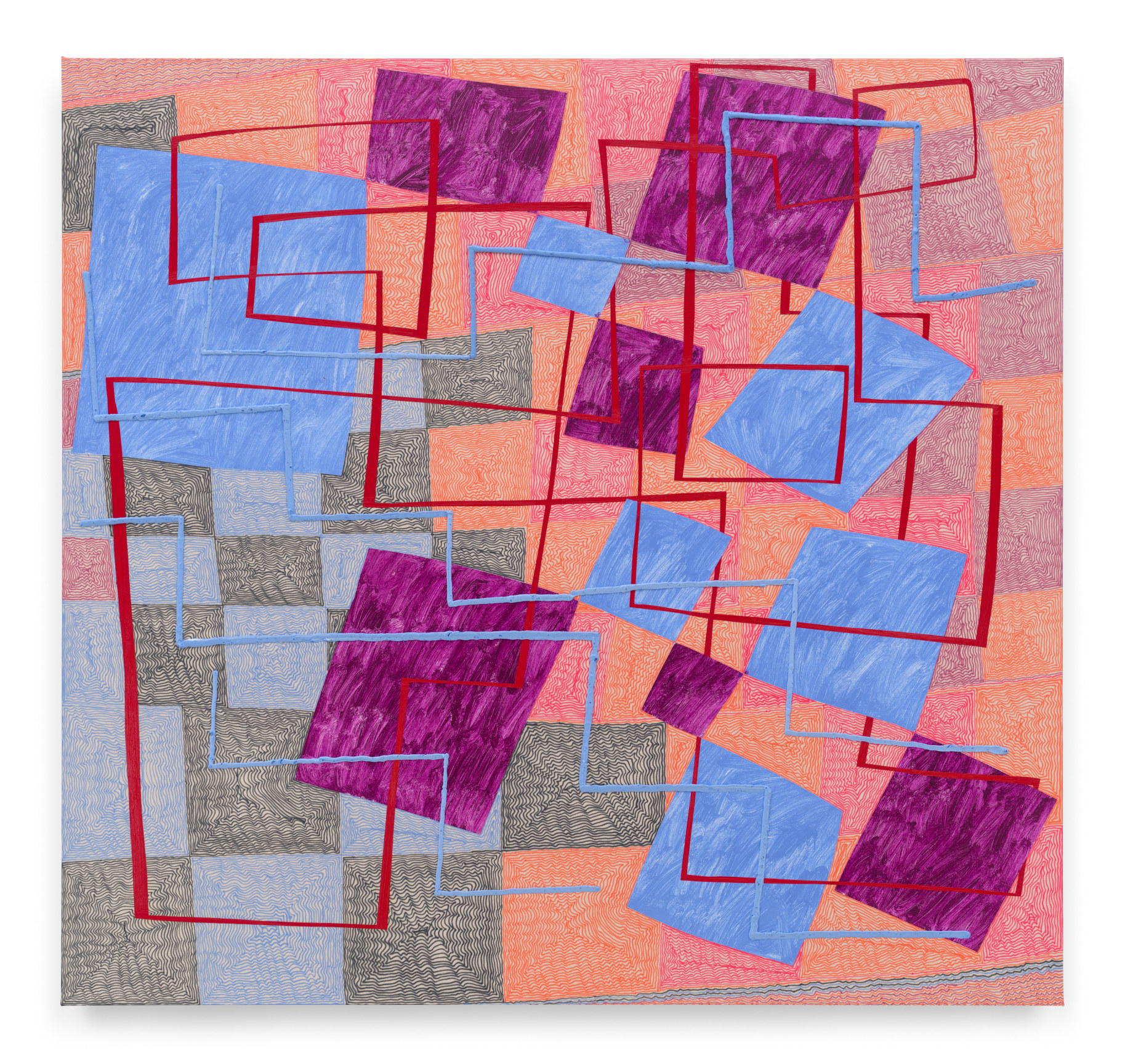 Like a Song, 2023, Acrylic and oil on canvas, 66 x 70 inches, 167.6 x 177.8 cm,&nbsp;MMG#35591