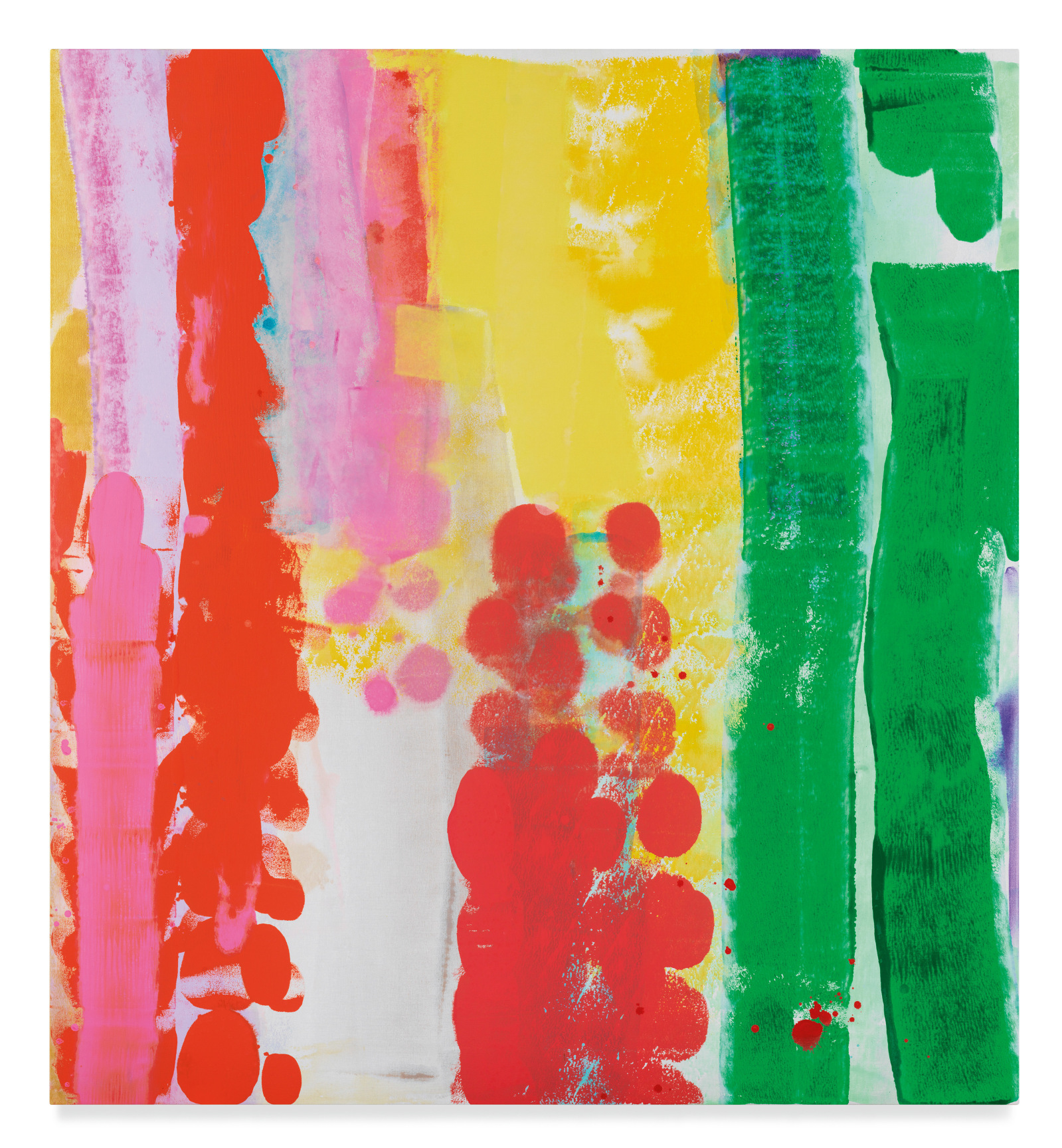 Long Impulse (#03-22), 2022, Acrylic on linen, 72 x 66 inches, 182.9 x 167.6 cm, MMG#35129