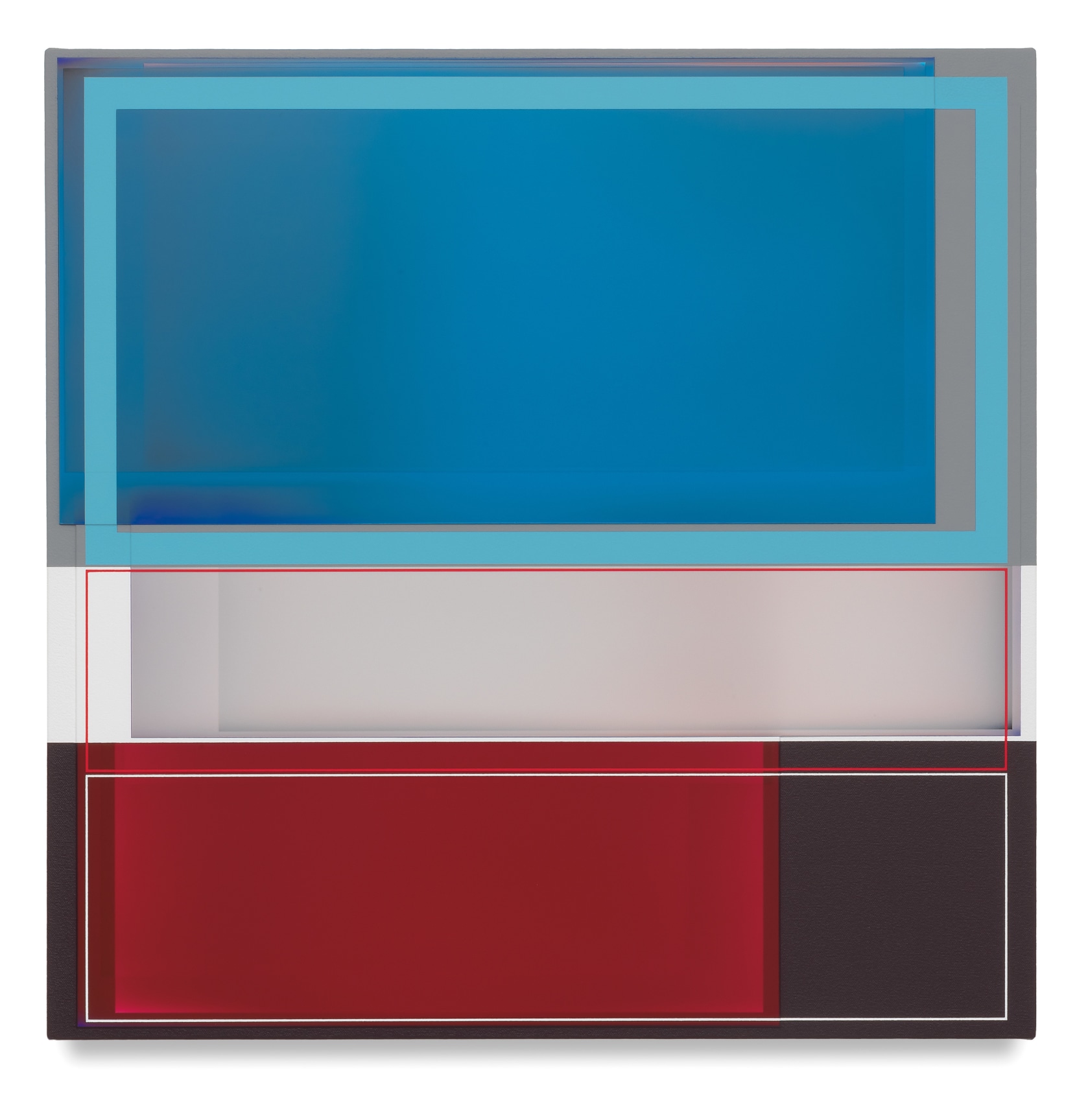 Stack, 2016, Acrylic on canvas.22 x 22 inches, 55.9 x 55.9 cm, MMG#28503