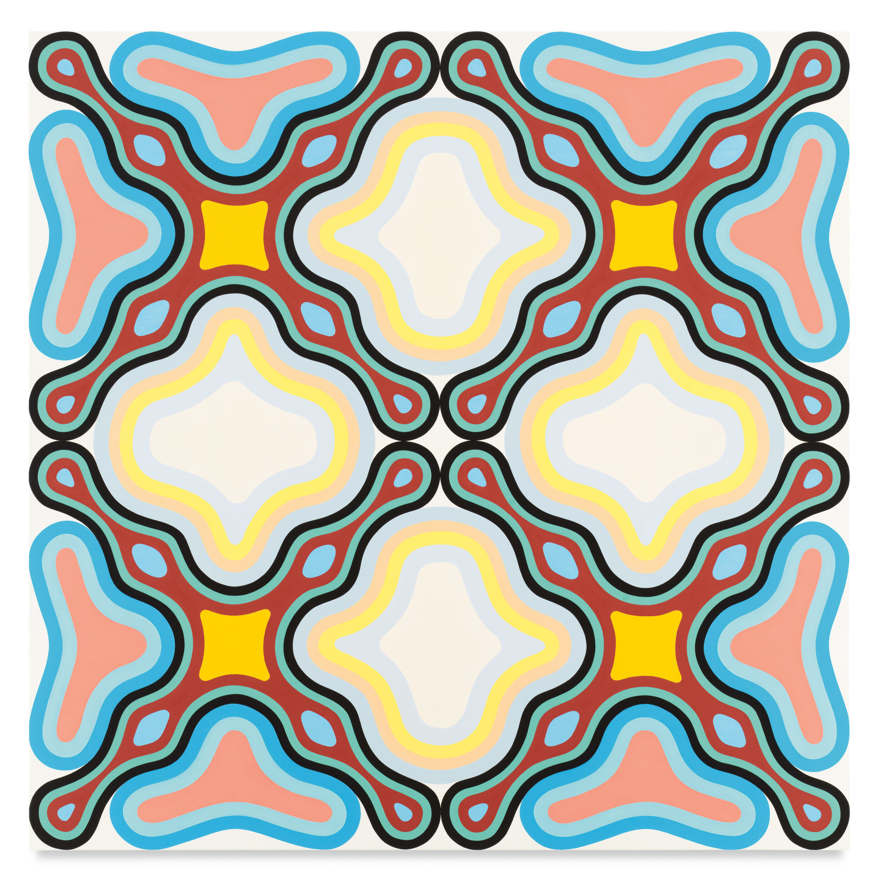 Almost Blue, 2021, Oil on canvas, 50 x 50 inches, 127 x 127 cm, MMG#33789