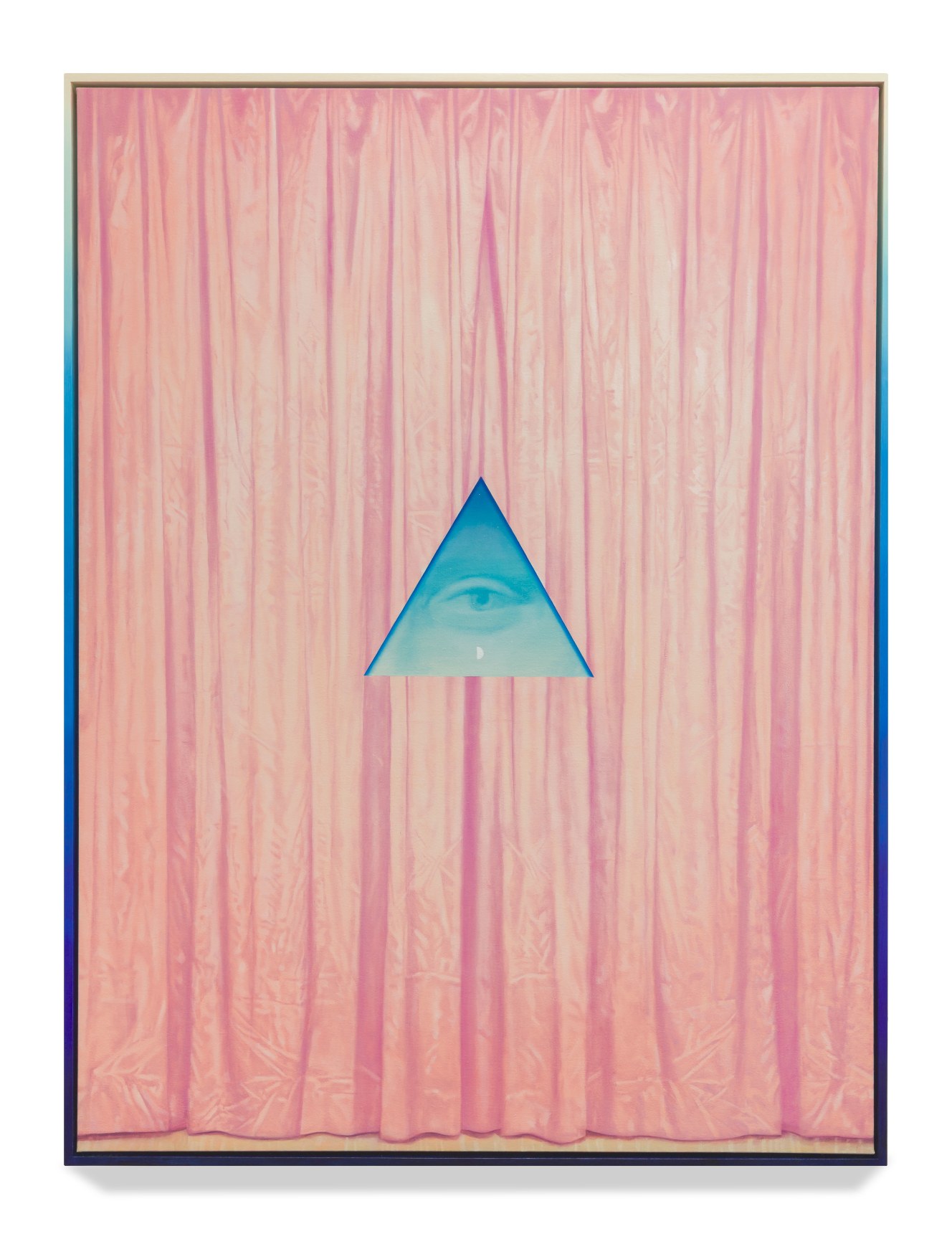 Excavation, 2025, Oil on linen in painted wood frame, 61 1/2 x 46 1/2 x 1 1/2 inches,, 156.2 x 118.1 x 3.8 cm, MMG#37746