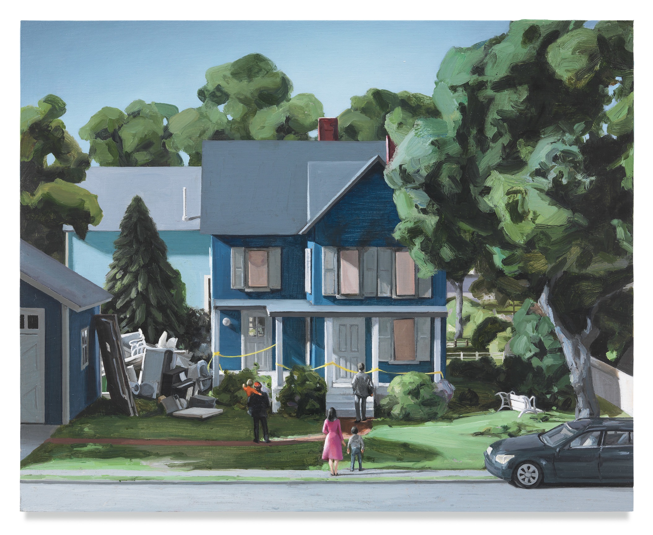 Amy Bennett, Claims, 2018, Oil on panel