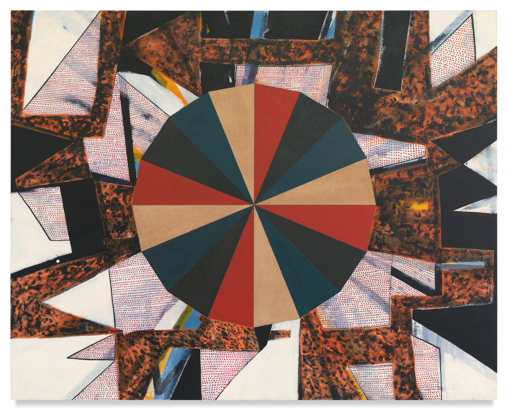 untitled #1126, 2019, Acrylic on linen over panel, 48 x 60 inches, 121.9 x 152.4 cm,&nbsp;MMG#31869