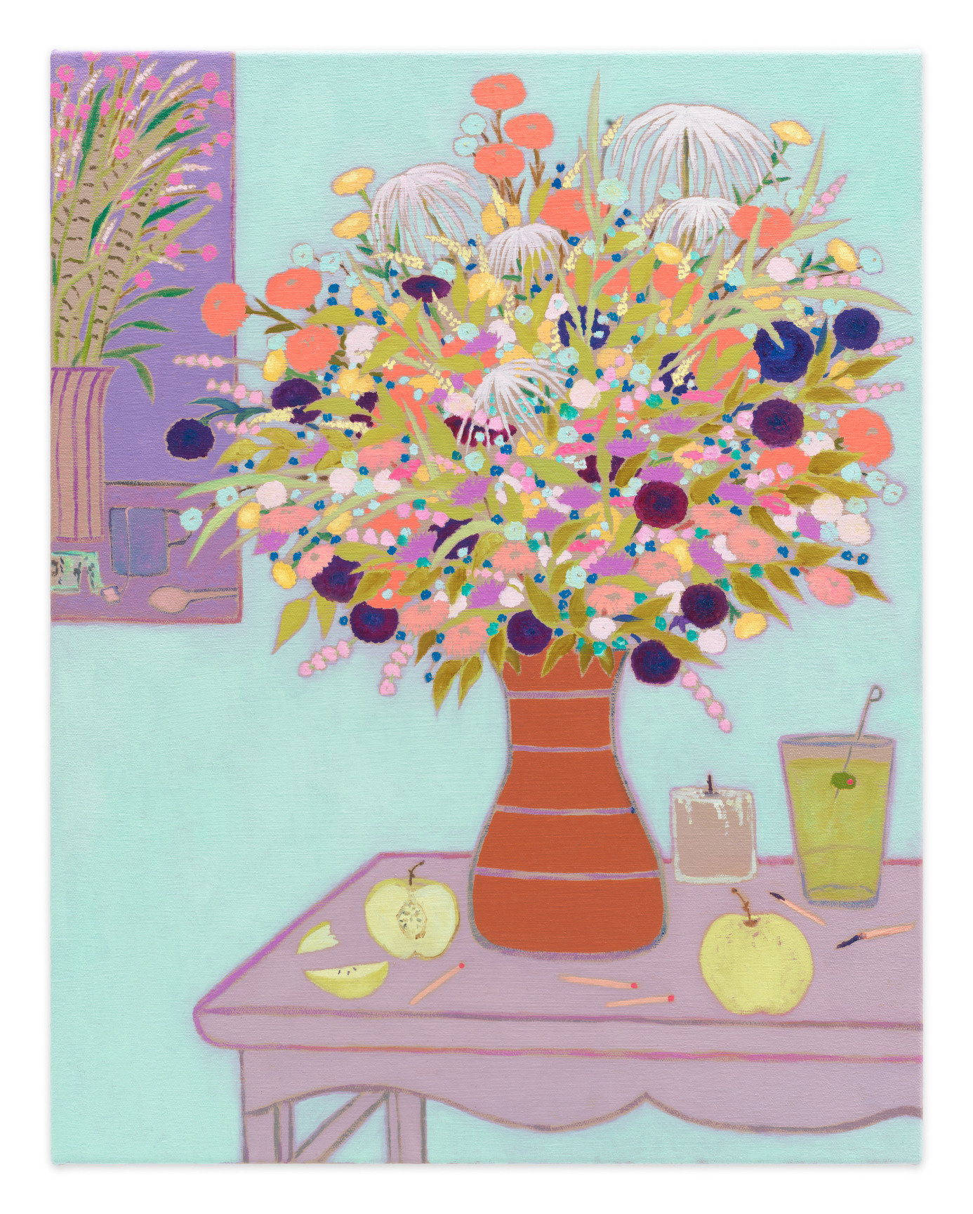 John McAllister,&nbsp;some evenings, sonorous seeming, 2024, Oil on canvas, 23 x 18 inches, 58.4 x 45.7 cm,&nbsp;MMG#36545