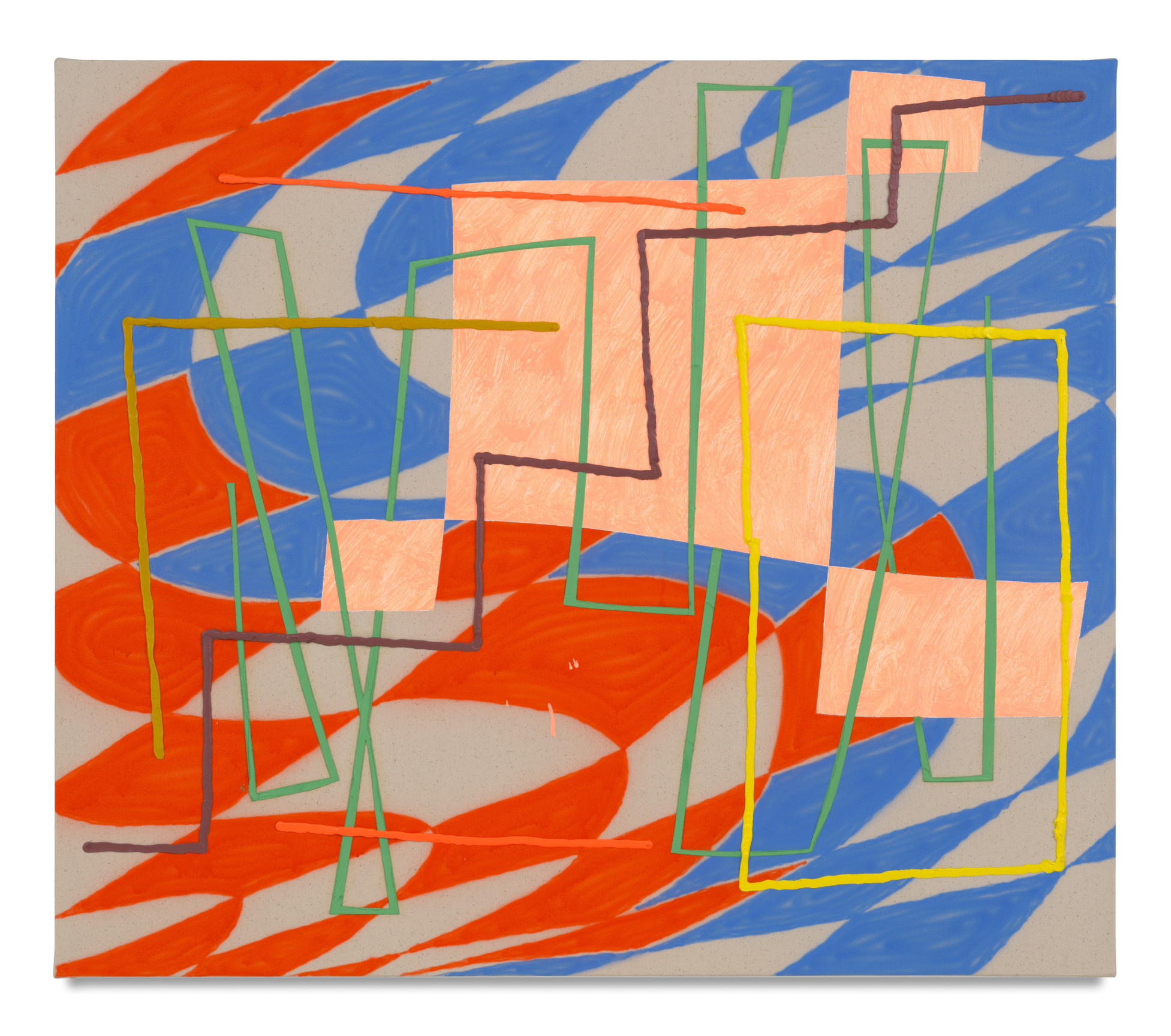 Regenerate, 2021, Acrylic and oil on canvas, 32 x 37 inches, 81.3 x 94 cm, MMG#34570