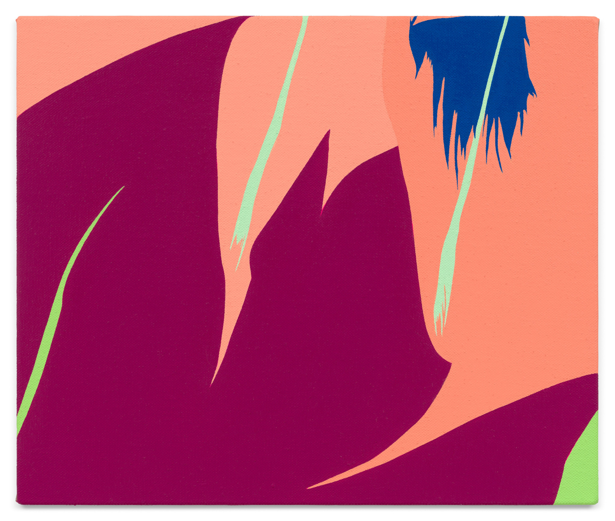 Snatch, 2023, Oil and acrylic on linen, 12 3/4&nbsp; x 15 1/4 inches, 32.4 x 38.7 cm,&nbsp;MMG#36124