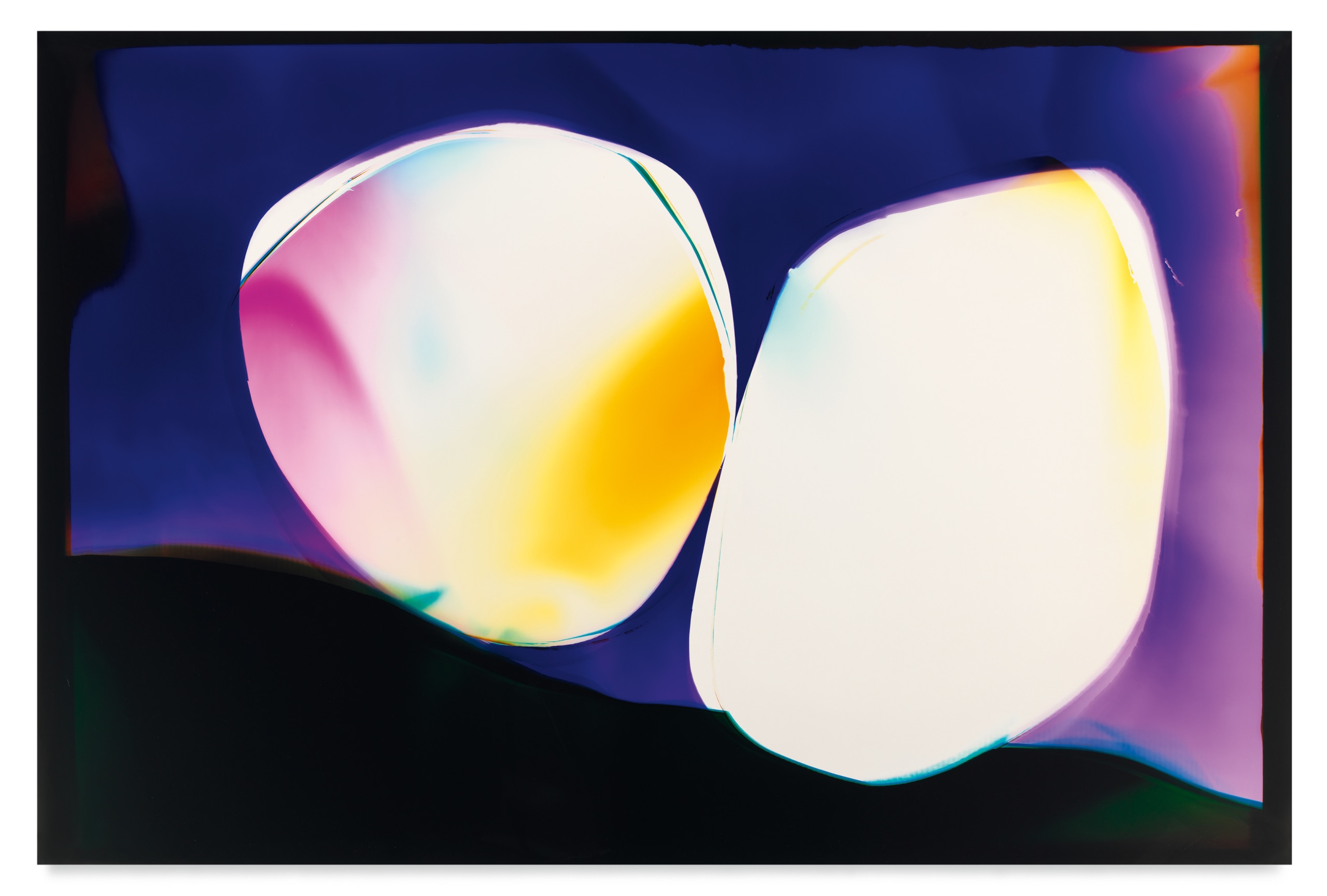 Being With You, 2022, Analog chromogenic photogram on fujiflex, 50 x 74 inches, 127 x 188 cm, MMG#34458