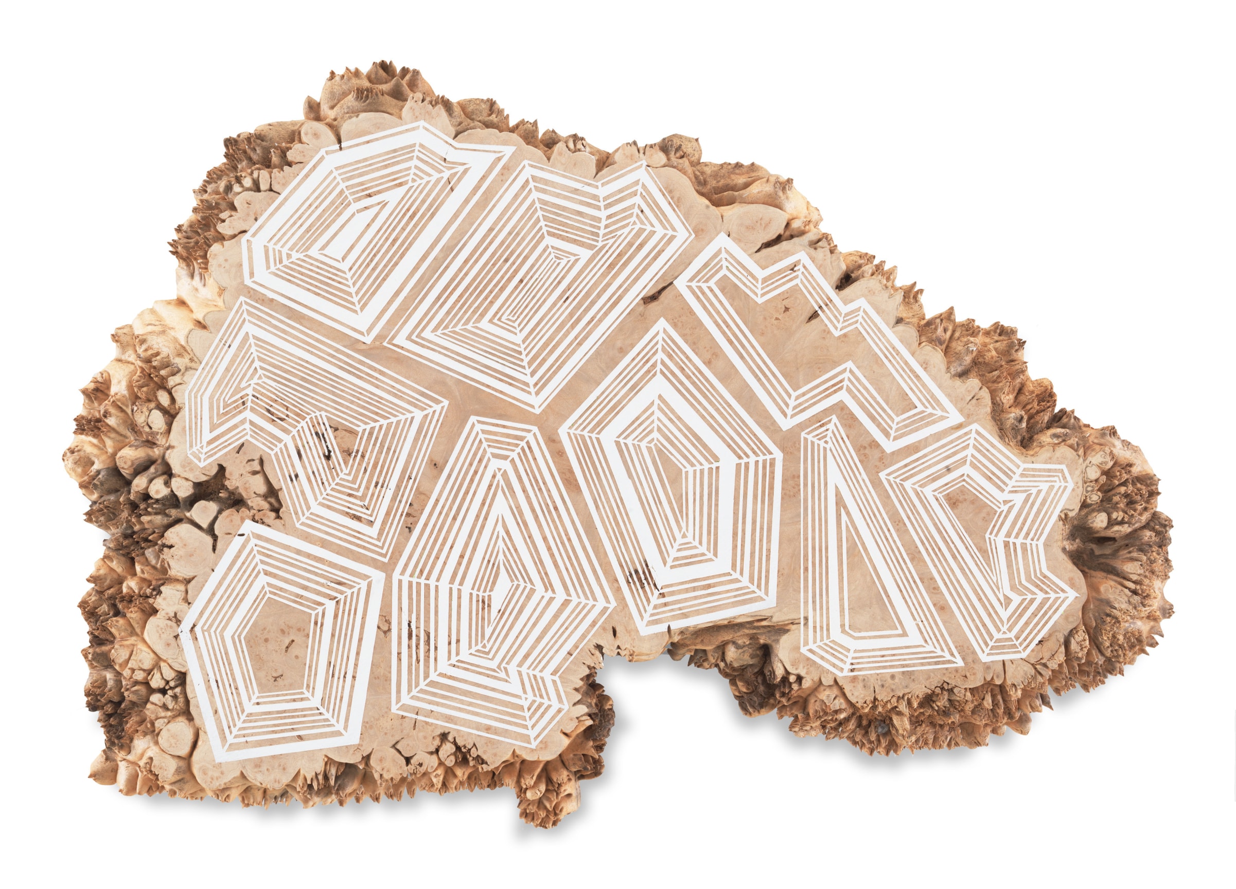 Nine White Paintings, 2016-2017, Acrylic on maple, 17 x 25 inches, 43.2 x 63.5 cm, MMG#28863