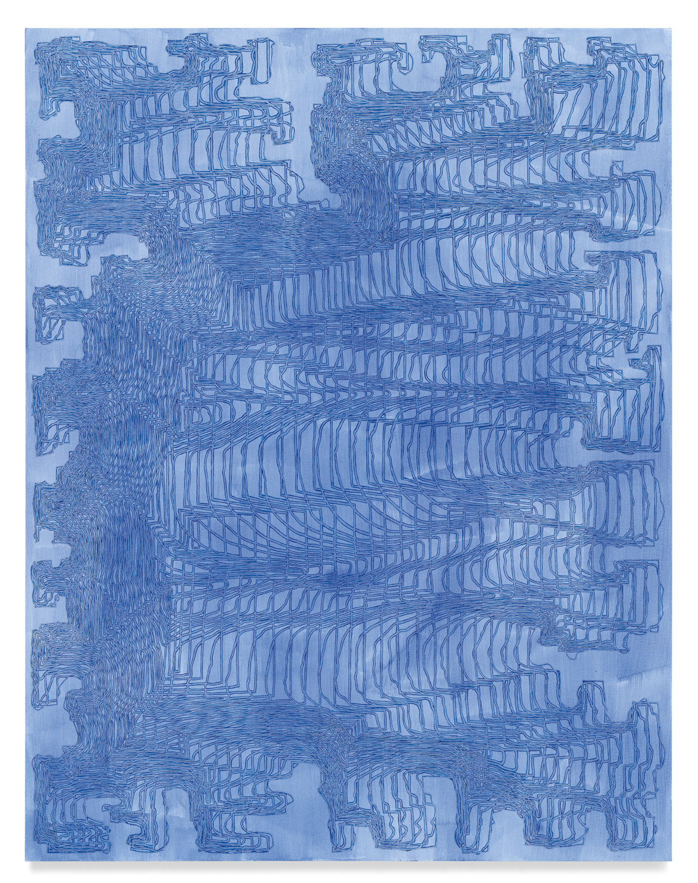 Lovvellaacecceaddaell, 2019, Acrylic and charcoal on canvas,