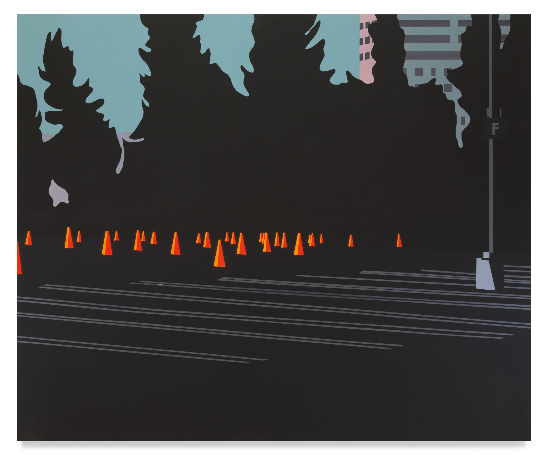 Test Site, 2021, Acrylic on canvas, 50 x 60 inches, 127 x 152.4 cm, MMG#33946