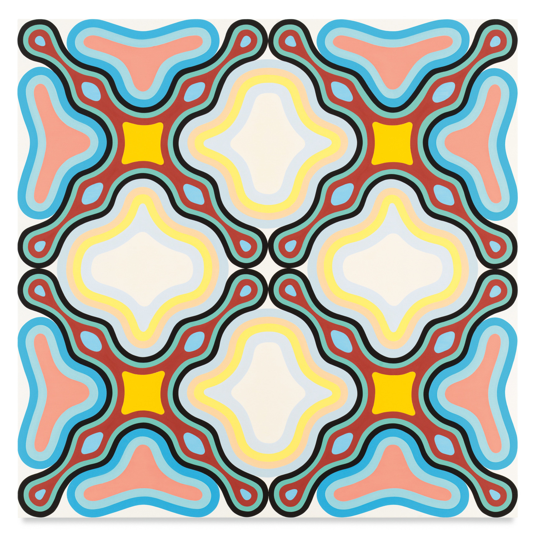 Almost Blue, 2021, Oil on canvas, 50 x 50 inches, 127 x 127 cm, MMG#33789