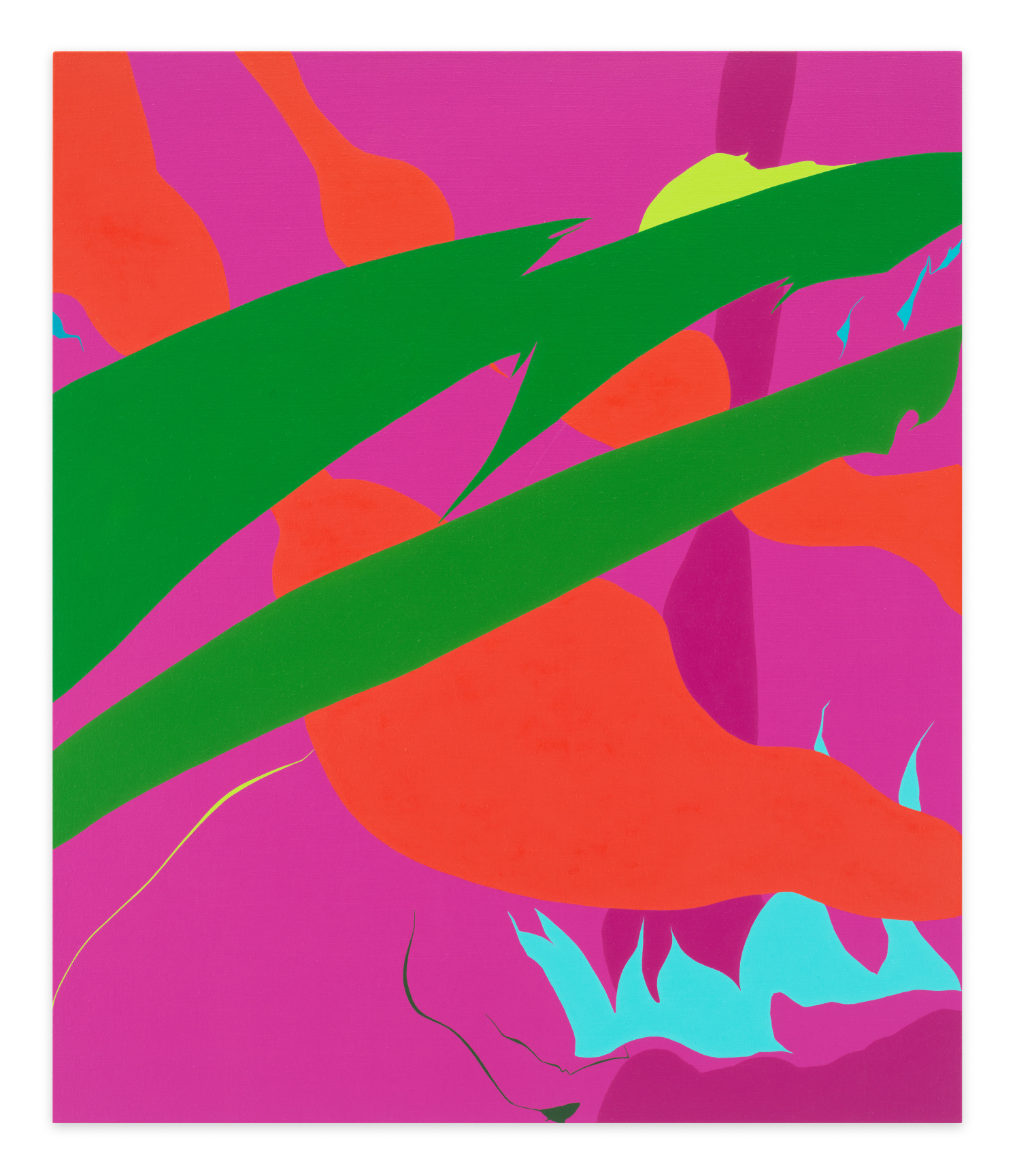 Apex, 2022, Oil on linen, 46 x 39 inches, 116.8 x 99.1 cm, MMG#34941