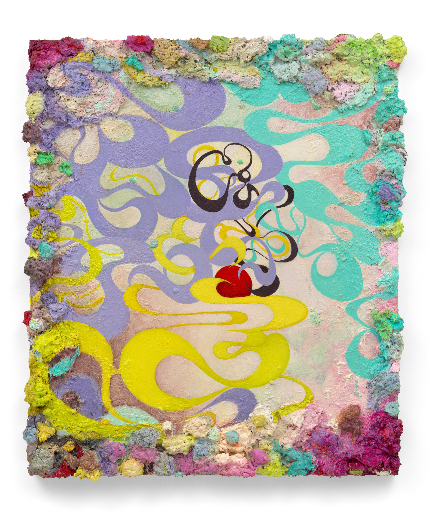 Low Memory (Ribbon Cut Glow Version), 2023, Oil on panel,