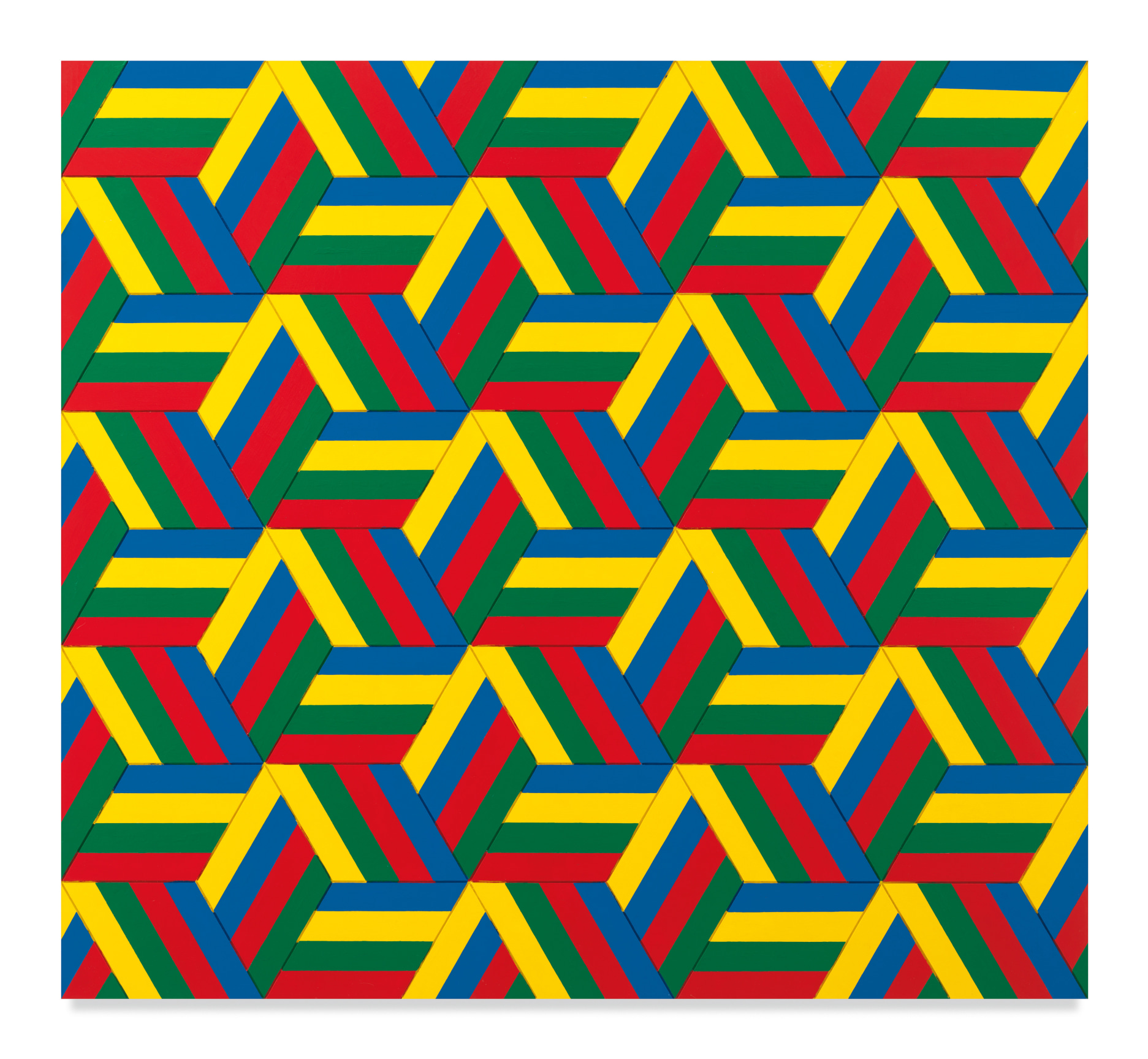 Untitled (0413/14), 2013 - 2014, Acrylic latex paint on cnc milled mdf panel, 48 x 52 1/2 inches, 121.9 x 133.4 cm, (MMG#34978)