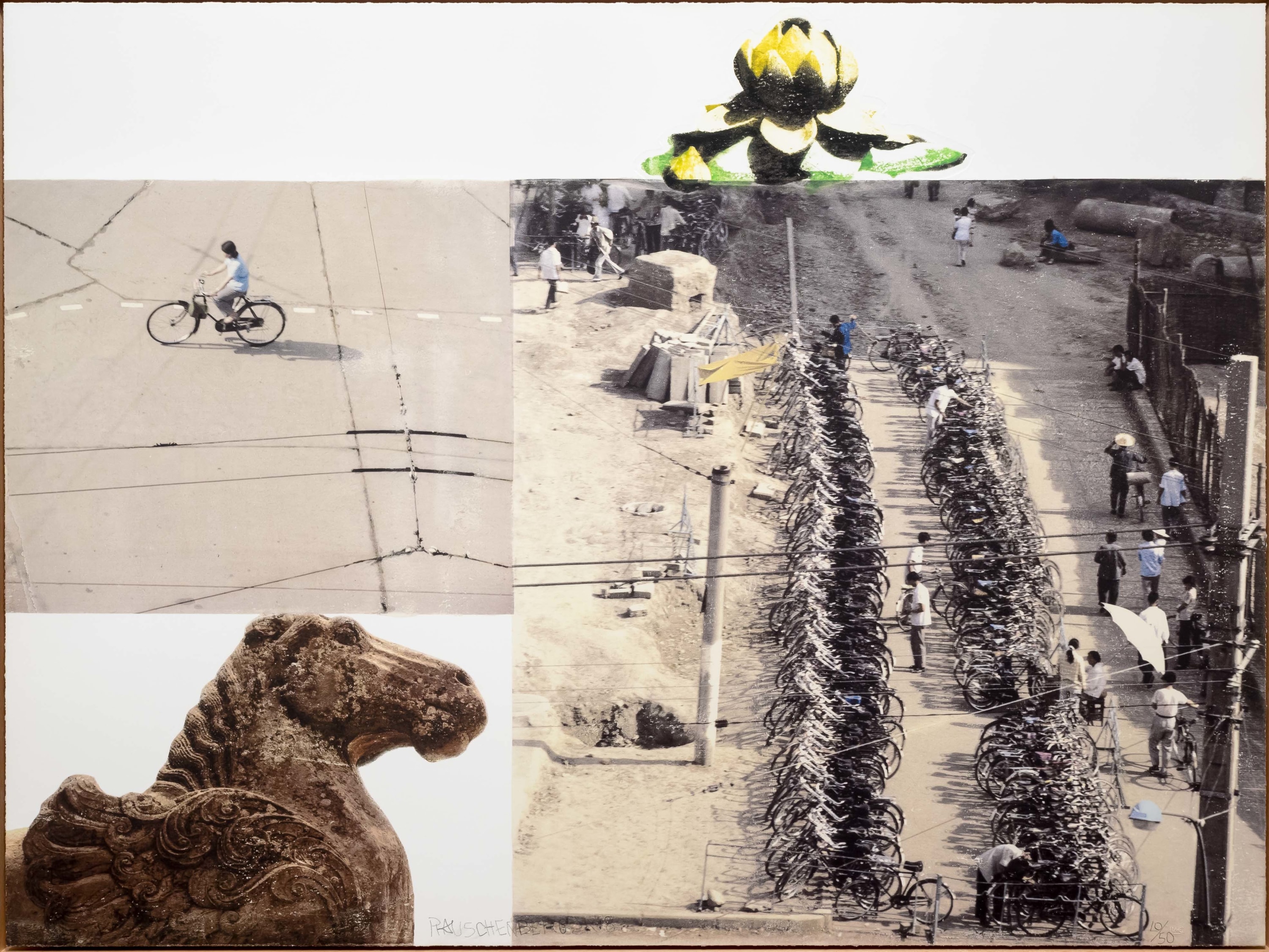 Robert Rauschenberg, Lotus VI, Pigmented Inkjet