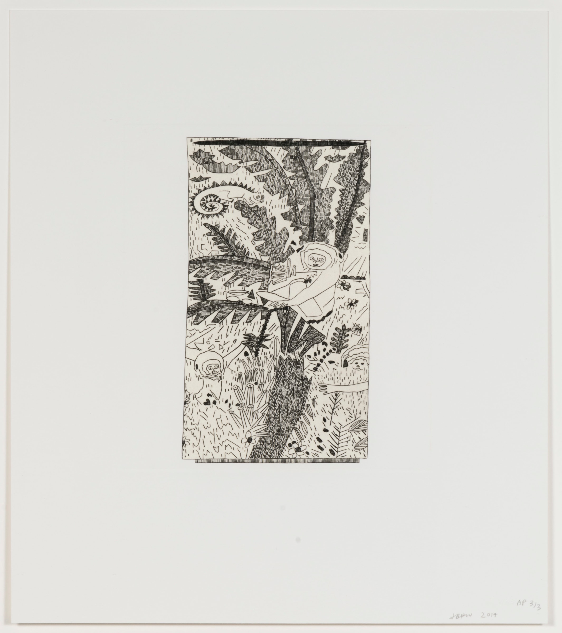 Jonas Wood, Untitled from 8 Pots, 2017 (WO112)