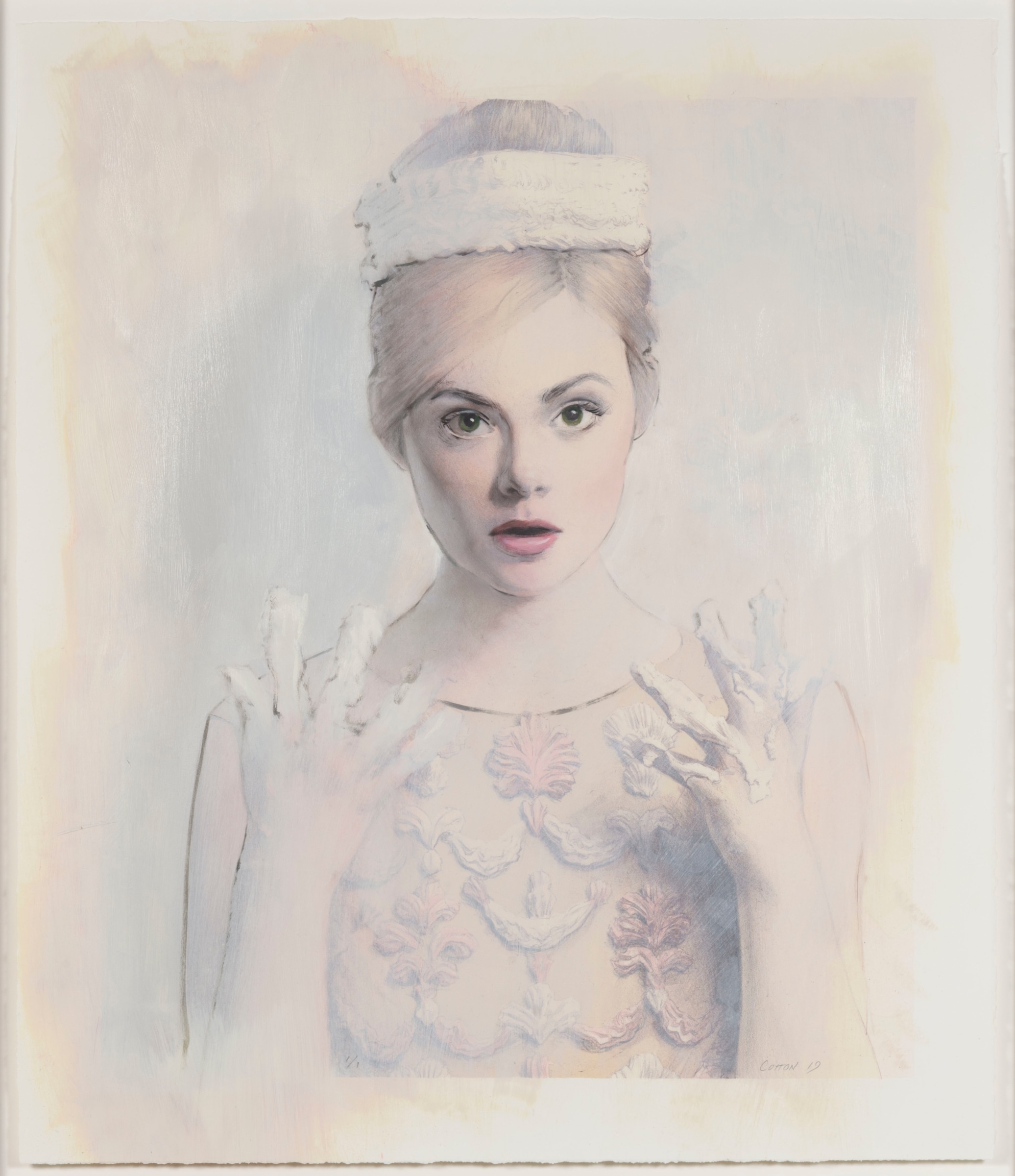 Will Cotton, Icing (Variation 2), 2019, Mixed media