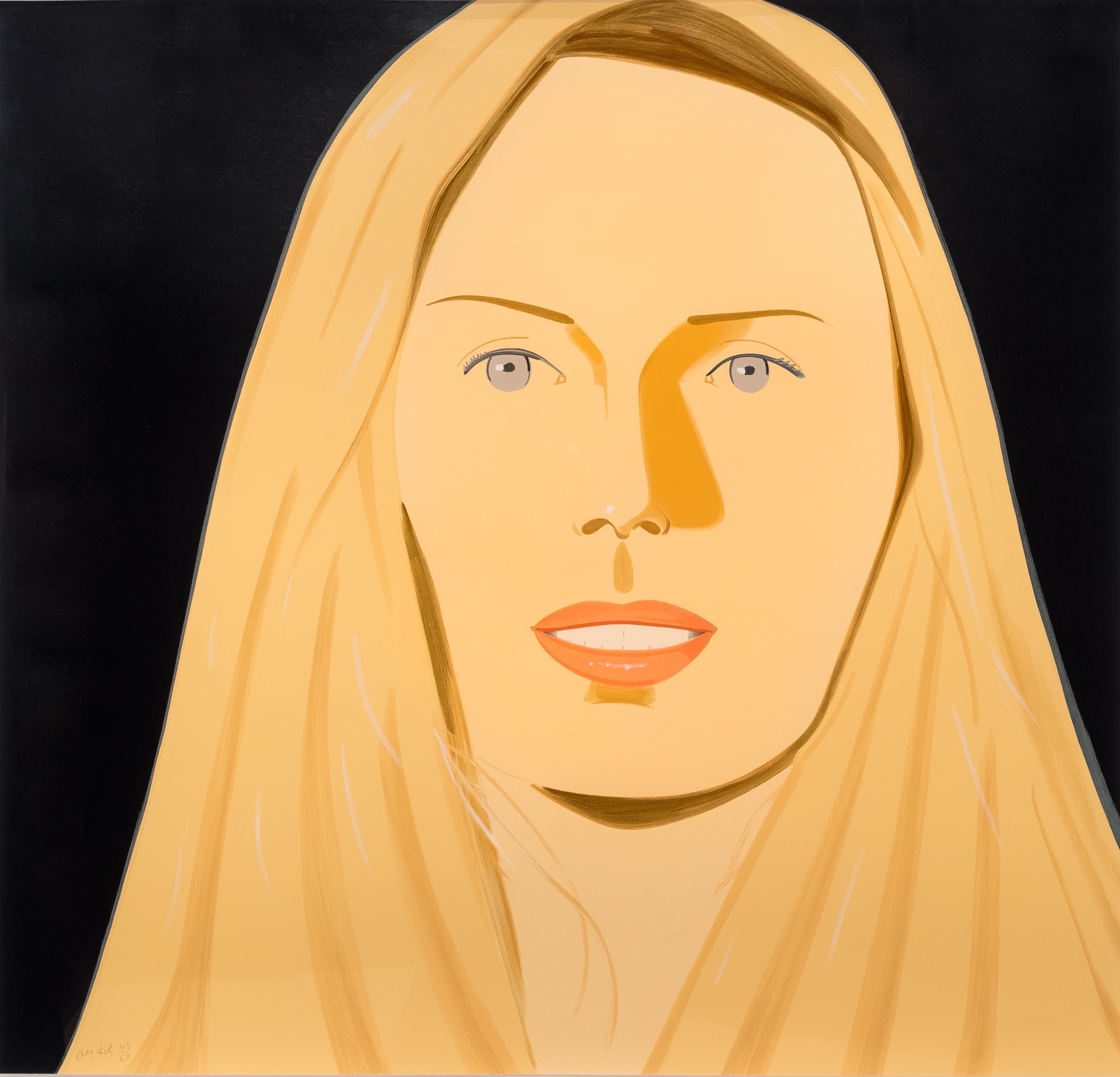 Alex Katz, Sara, Silkscreen