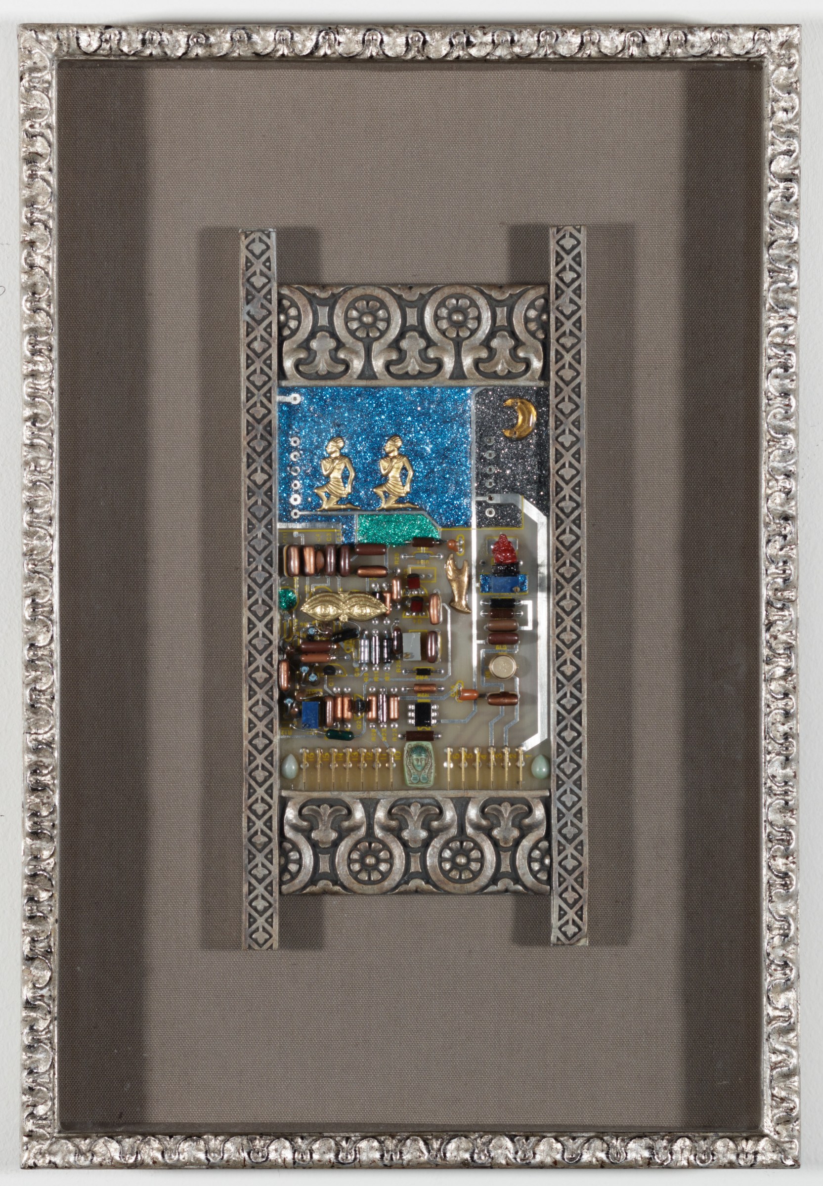 Betye Saar Cryptic Confessions: The Question, 1988 Mixed media assemblage 15.75 x 10.75 x 1.75 in (40.0 x 27.3 x 4.4 cm)