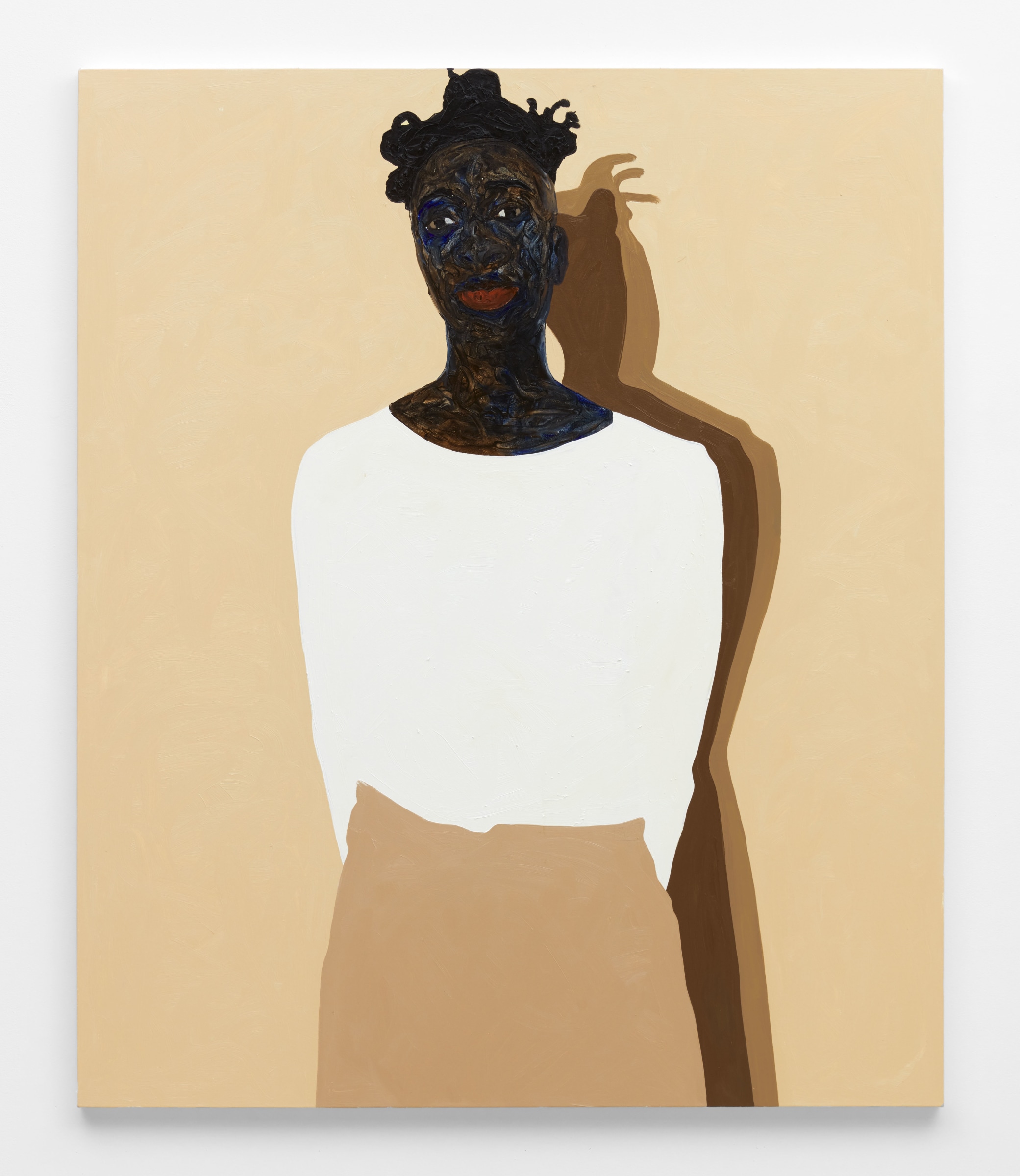 Amoako Boafo, Tonica's Locks, 2021