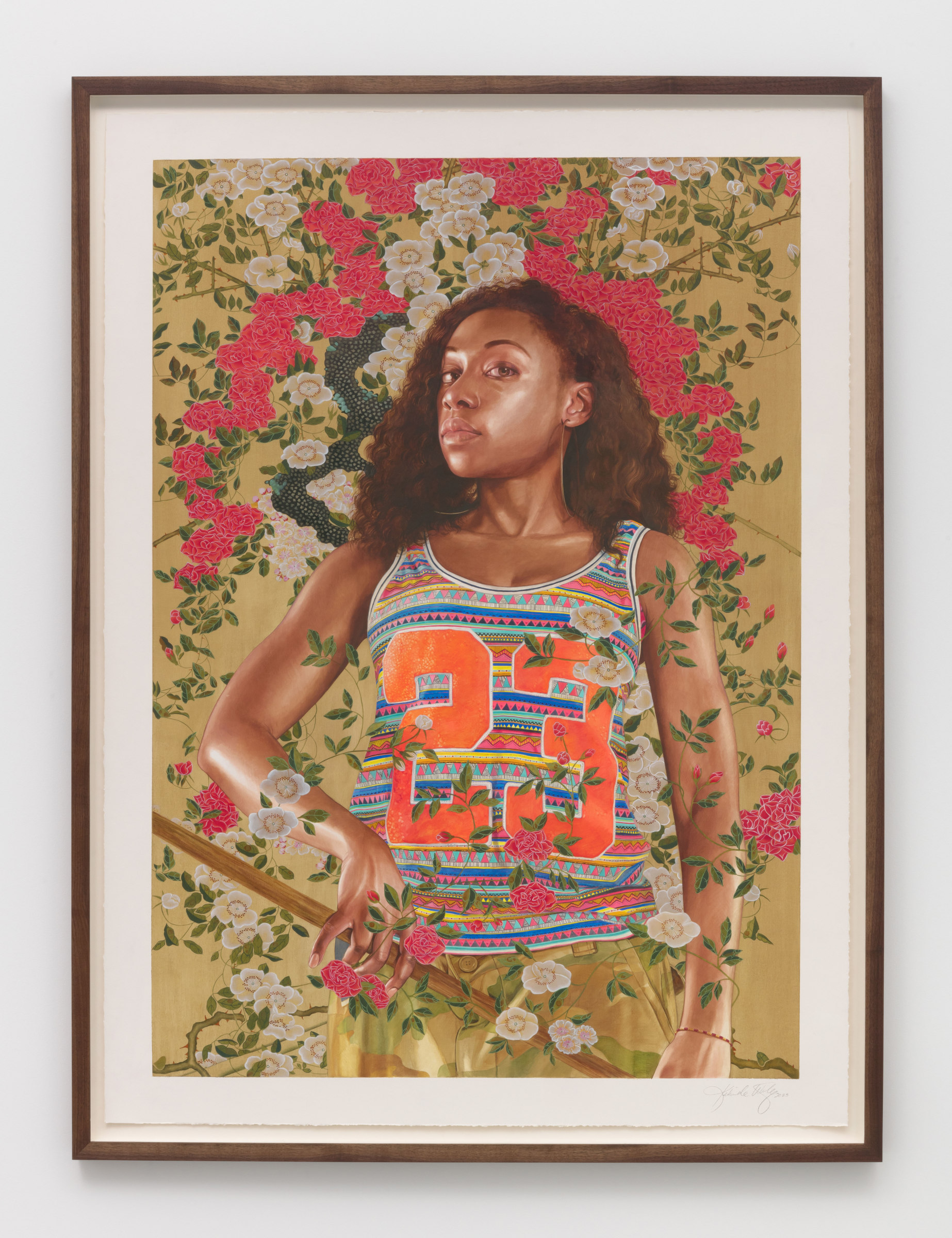 Kehinde Wiley Lya Pouleyy Study, 2023
