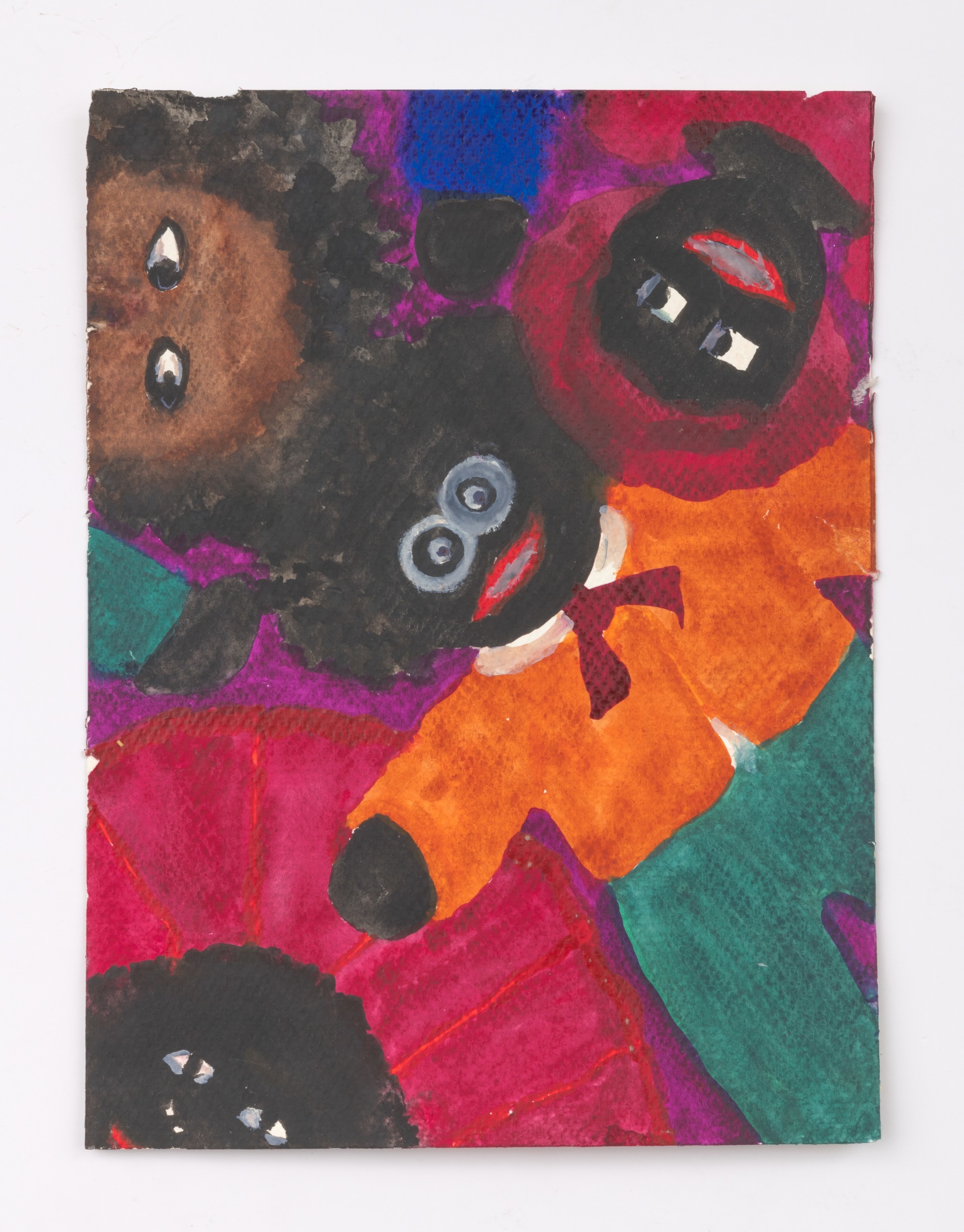 Betye Saar, Male Doll with Three Heads, 2020