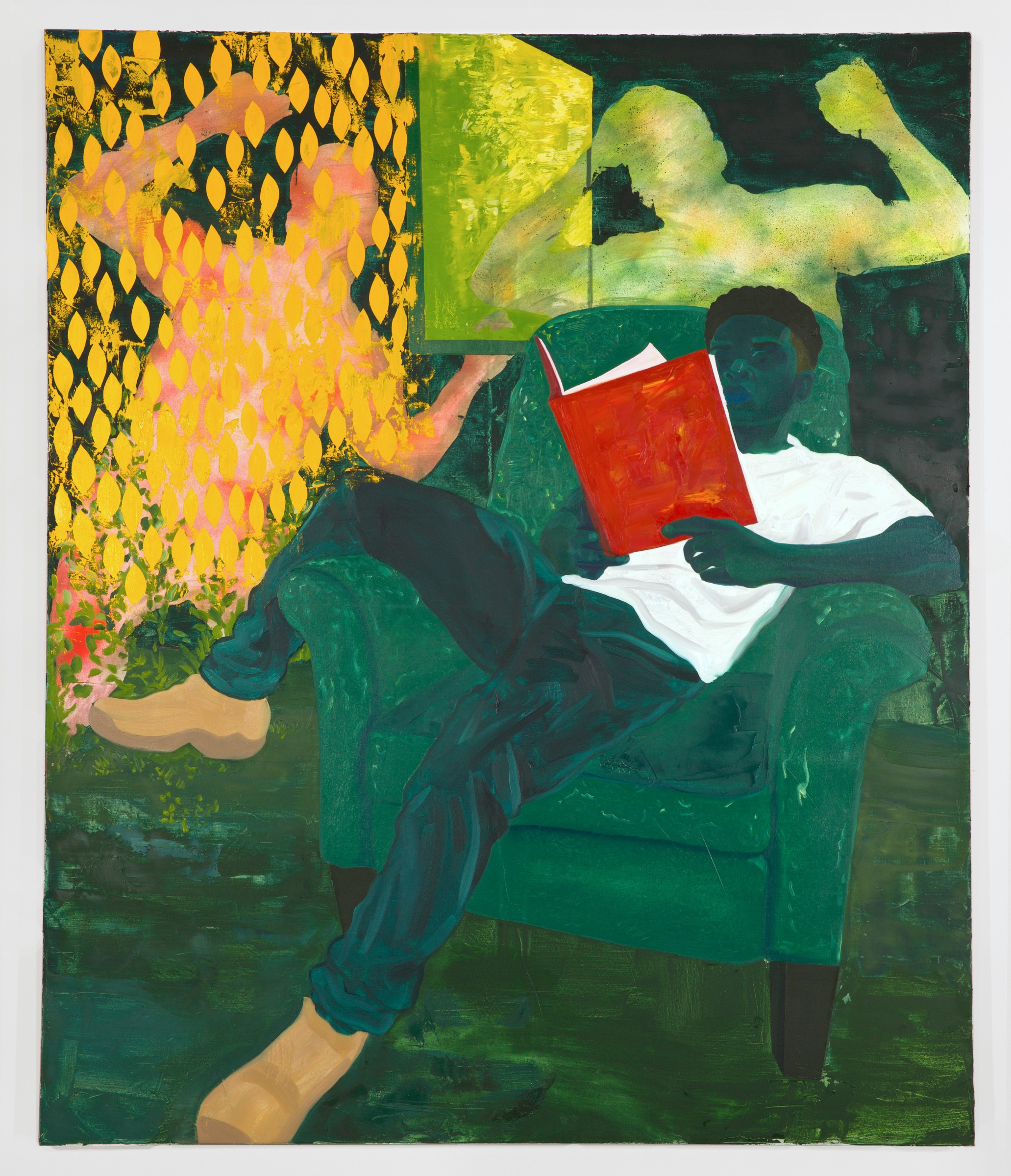 Dominic Chambers, Well, Well, Well (Chiffon in Green), 2020