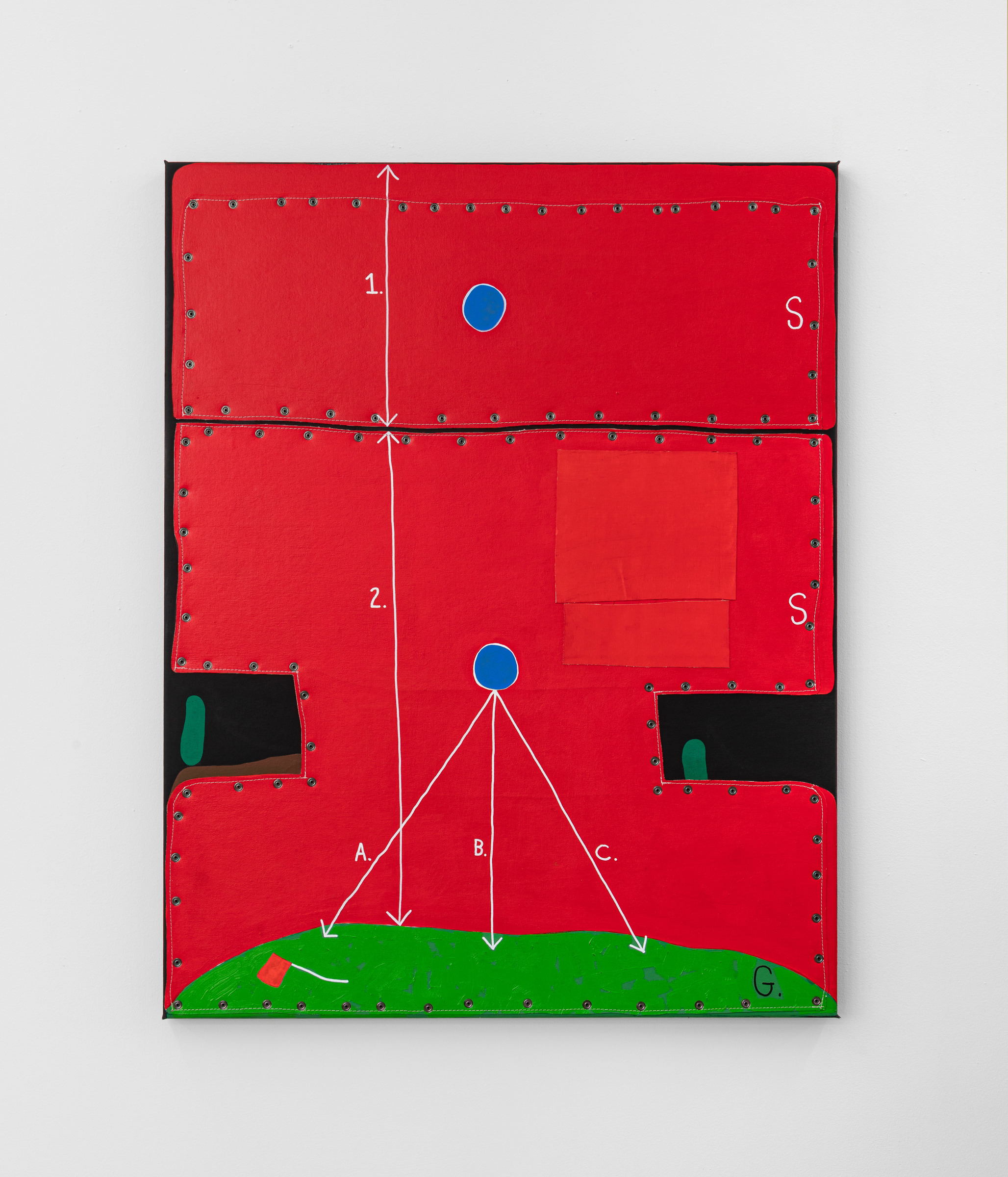 Taylor White, Landing On A Hill, 2021