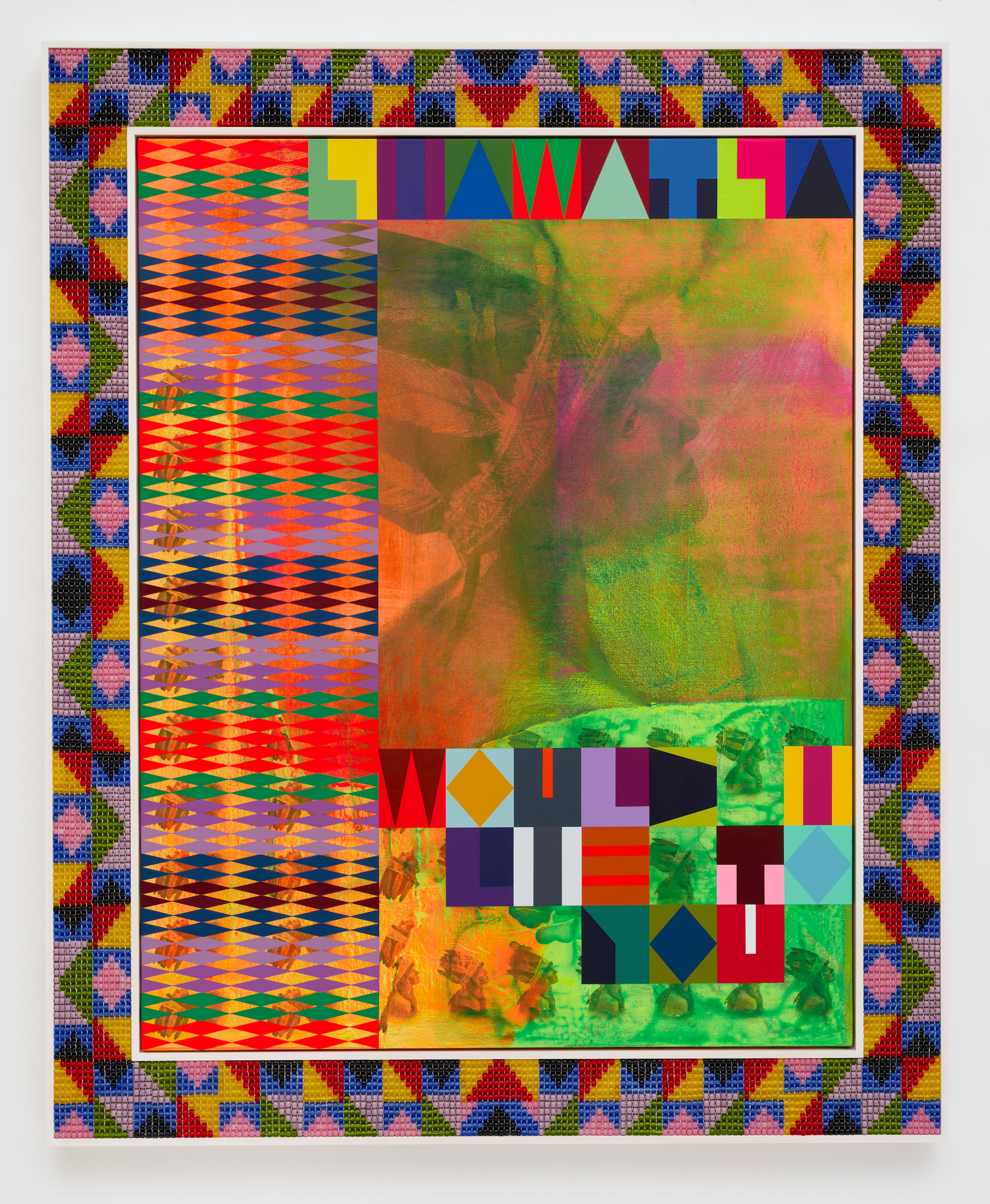 Jeffrey Gibson WOULD I LIE TO YOU, 2021