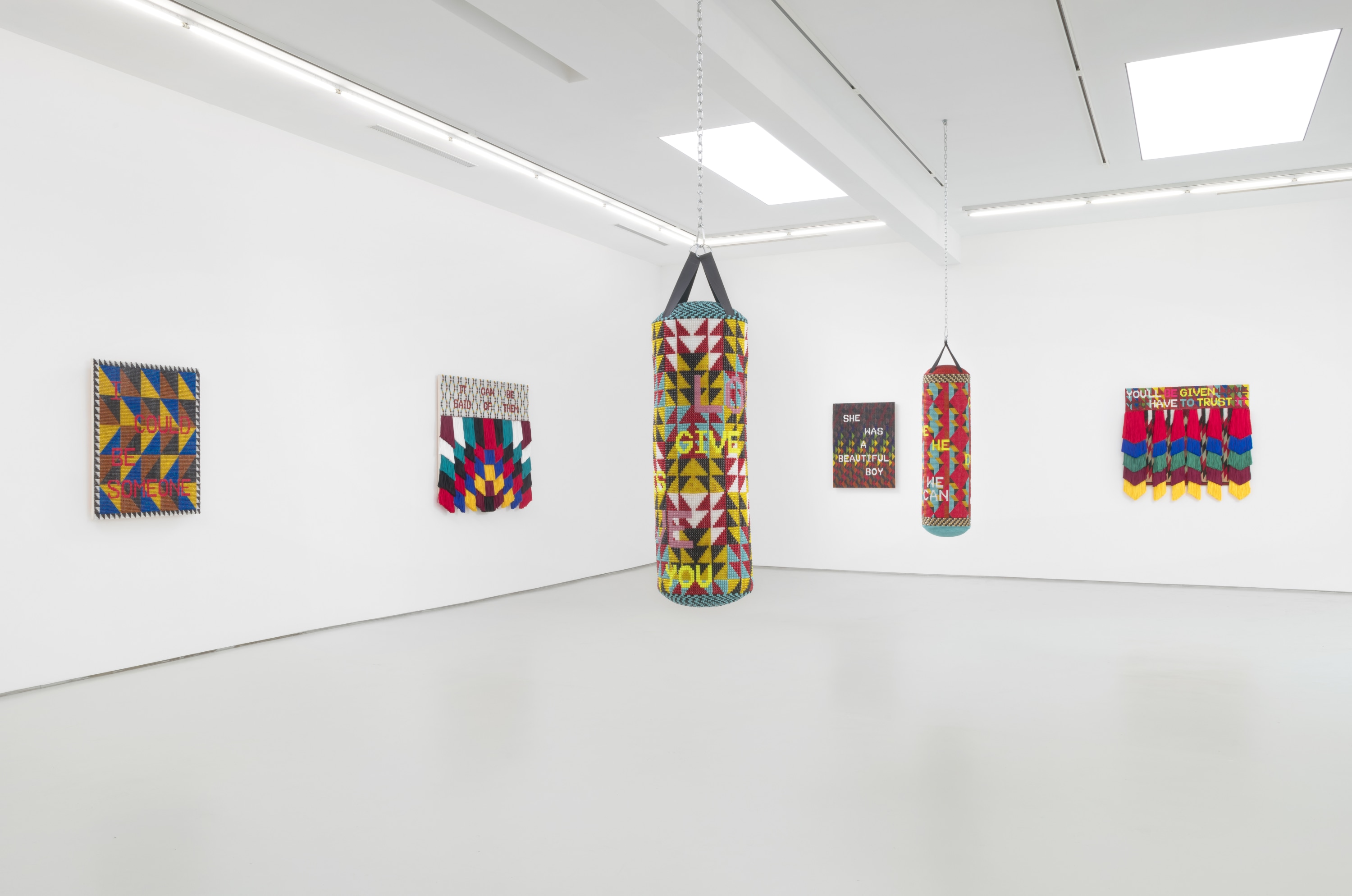 Jeffrey Gibson, It Can Be Said of Them, Installation View