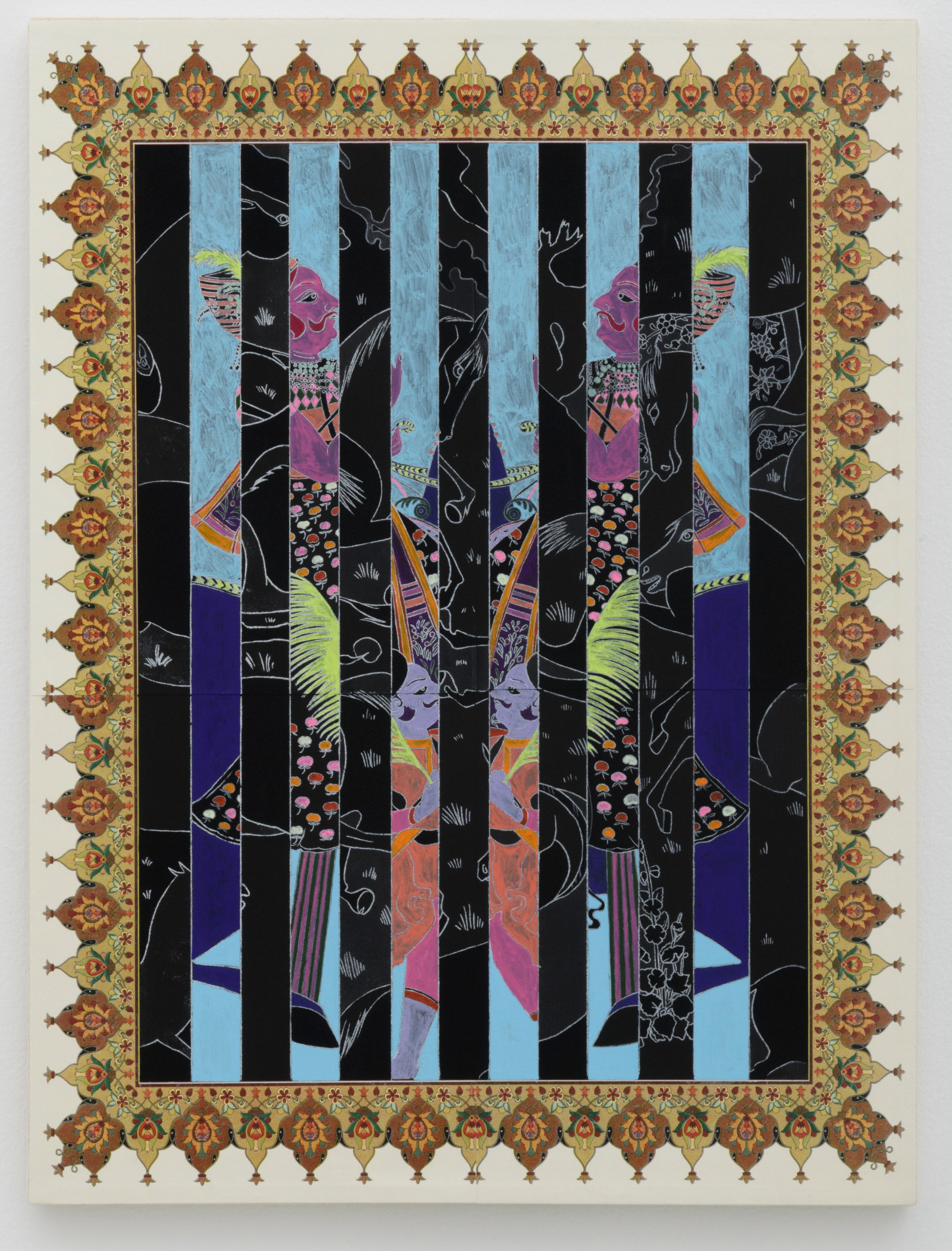 -synchronicity 202501- 抽象絵画 抽象画542番 純金箔 箔絵