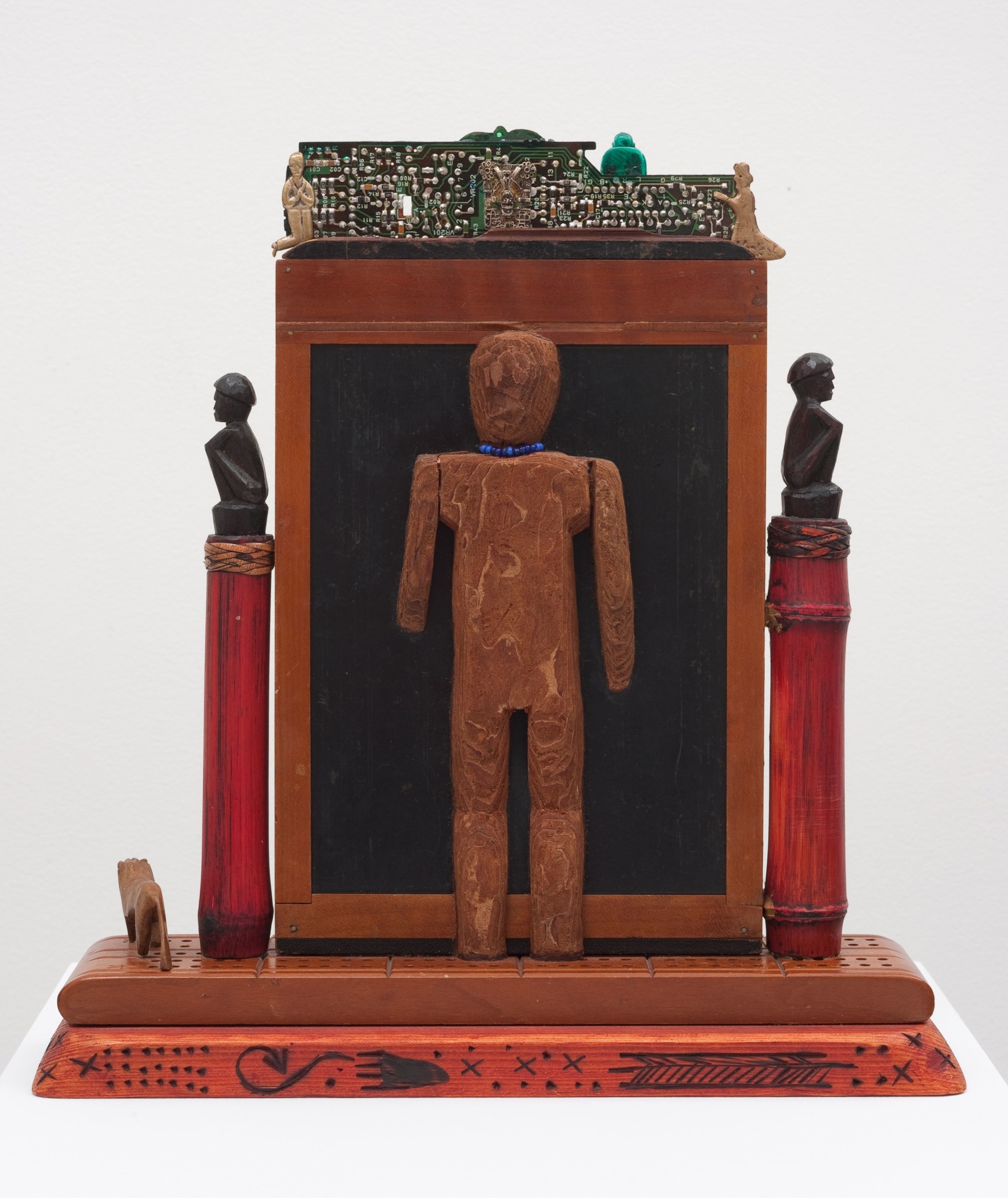 Betye Saar Shaman, 1991 (verso) Mixed media assemblage 12 x 11.5 x 3 in (30.48 x 29.21 x 7.62 cm)