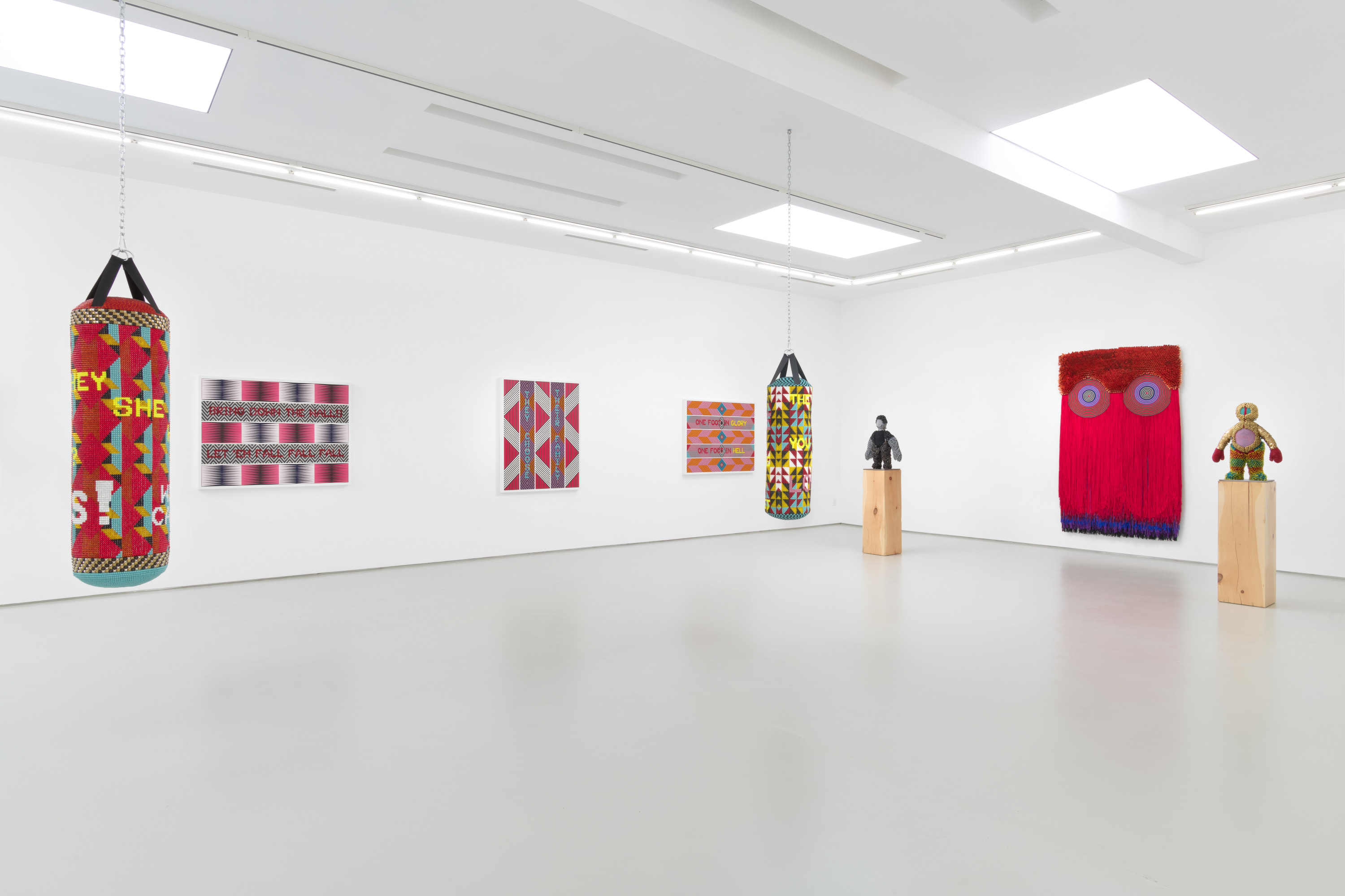 Jeffrey Gibson, It Can Be Said of Them, Installation View