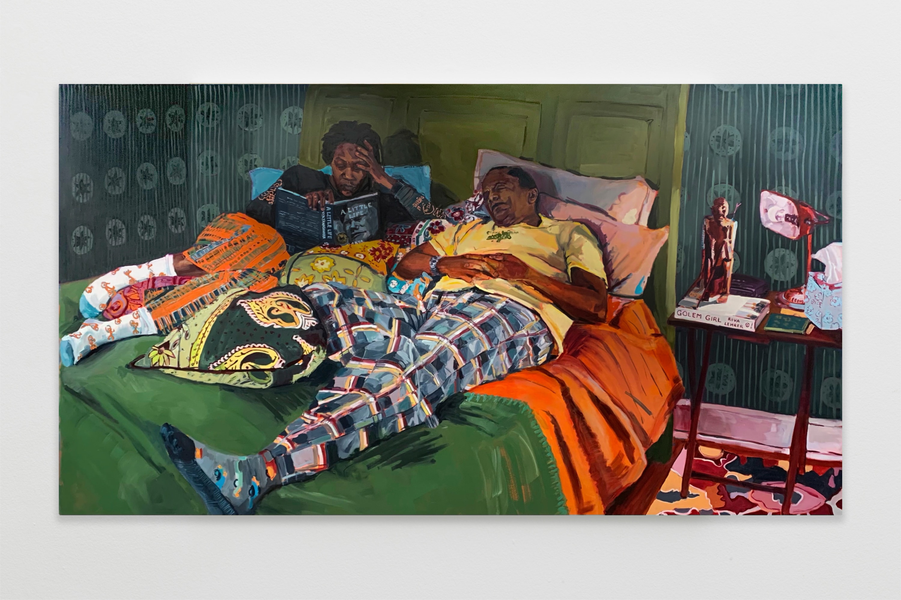 Wangari Mathenge  The Ascendants VIII (Local Natives), 2020  Oil on canvas  83 x 149.5 in (210.8 x 379.7 cm)