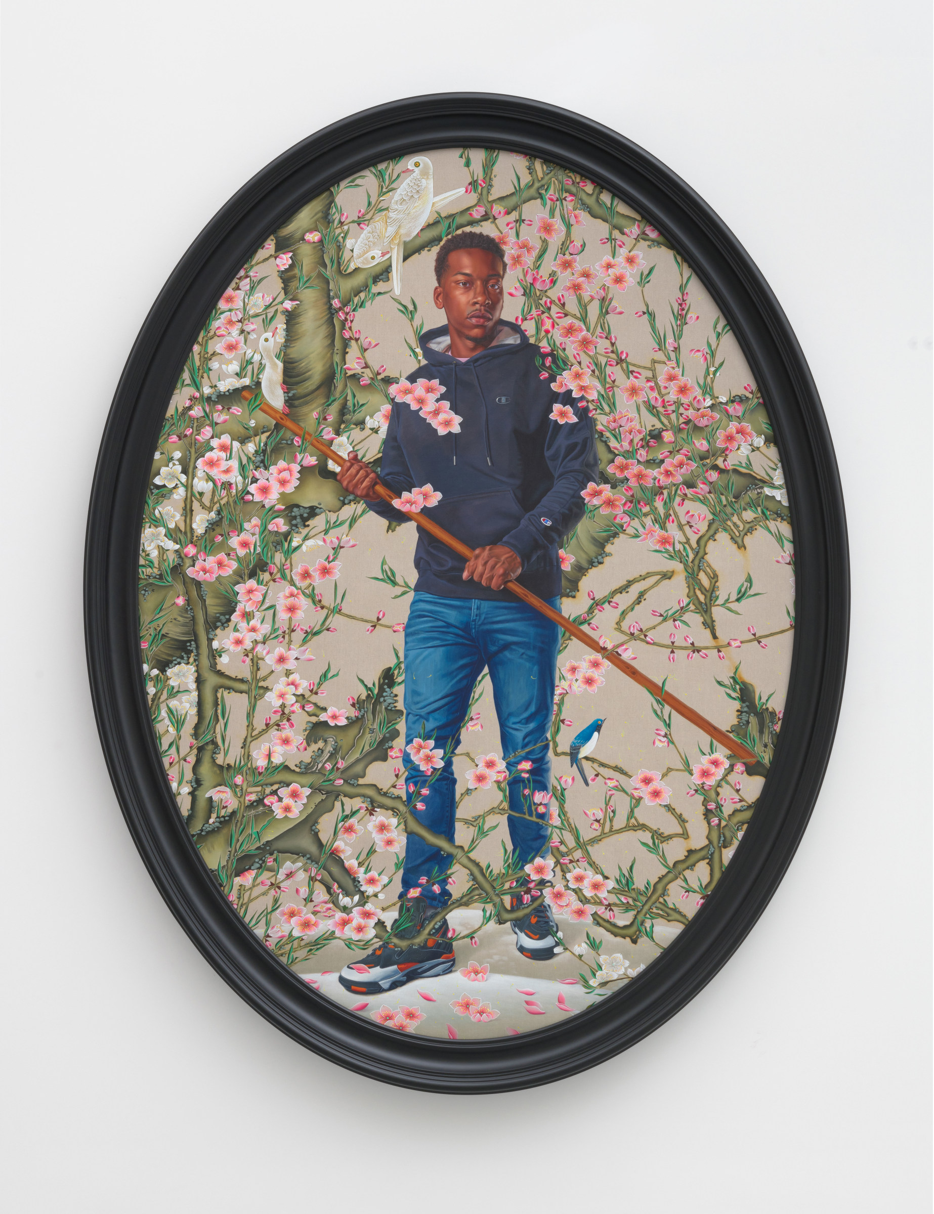 Kehinde Wiley Portrait of Yachinboaz Ben Yisrael IV, 2023