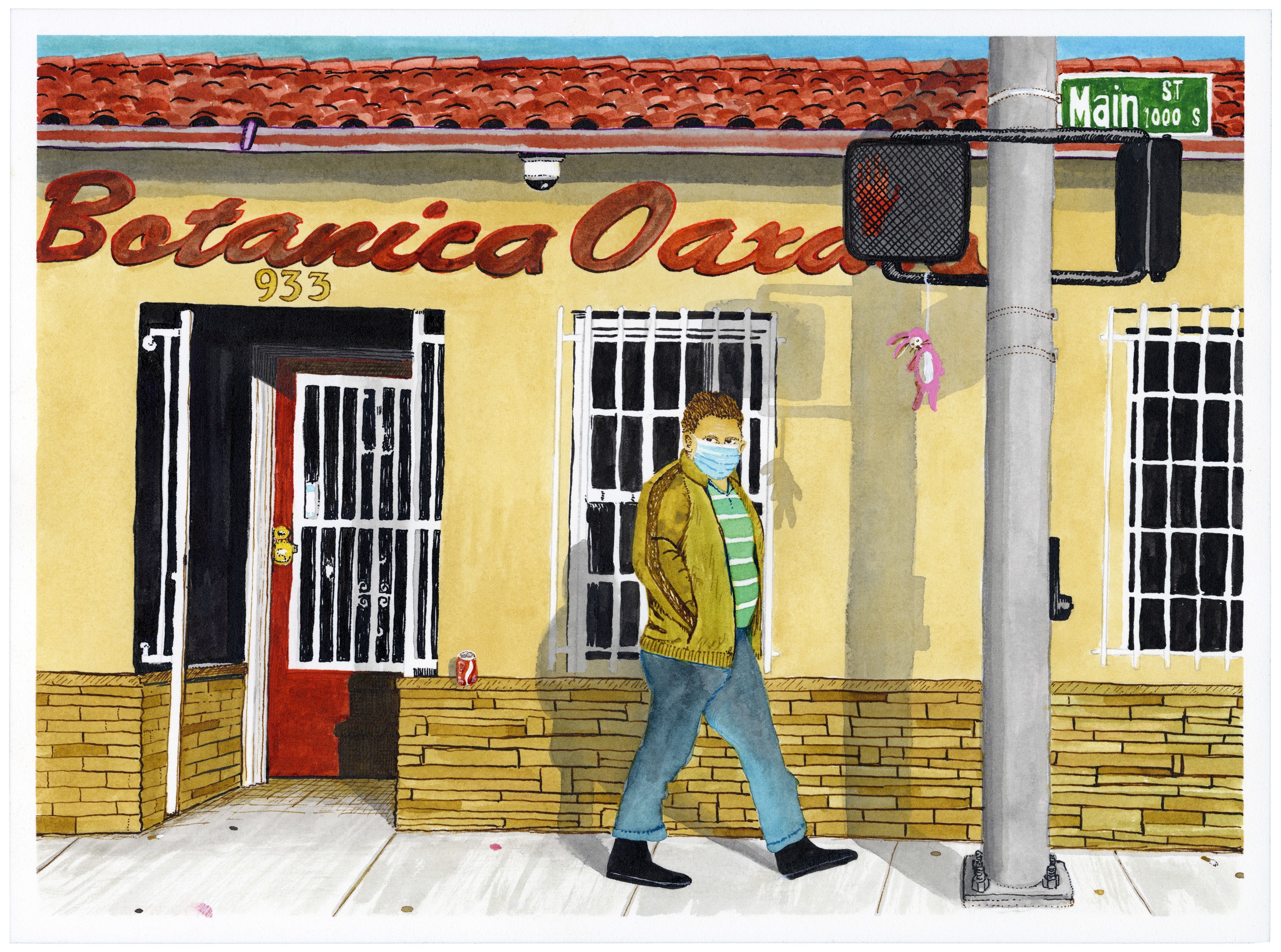 Ed Templeton, Suburban Scene, Santa Ana, CA, 2021