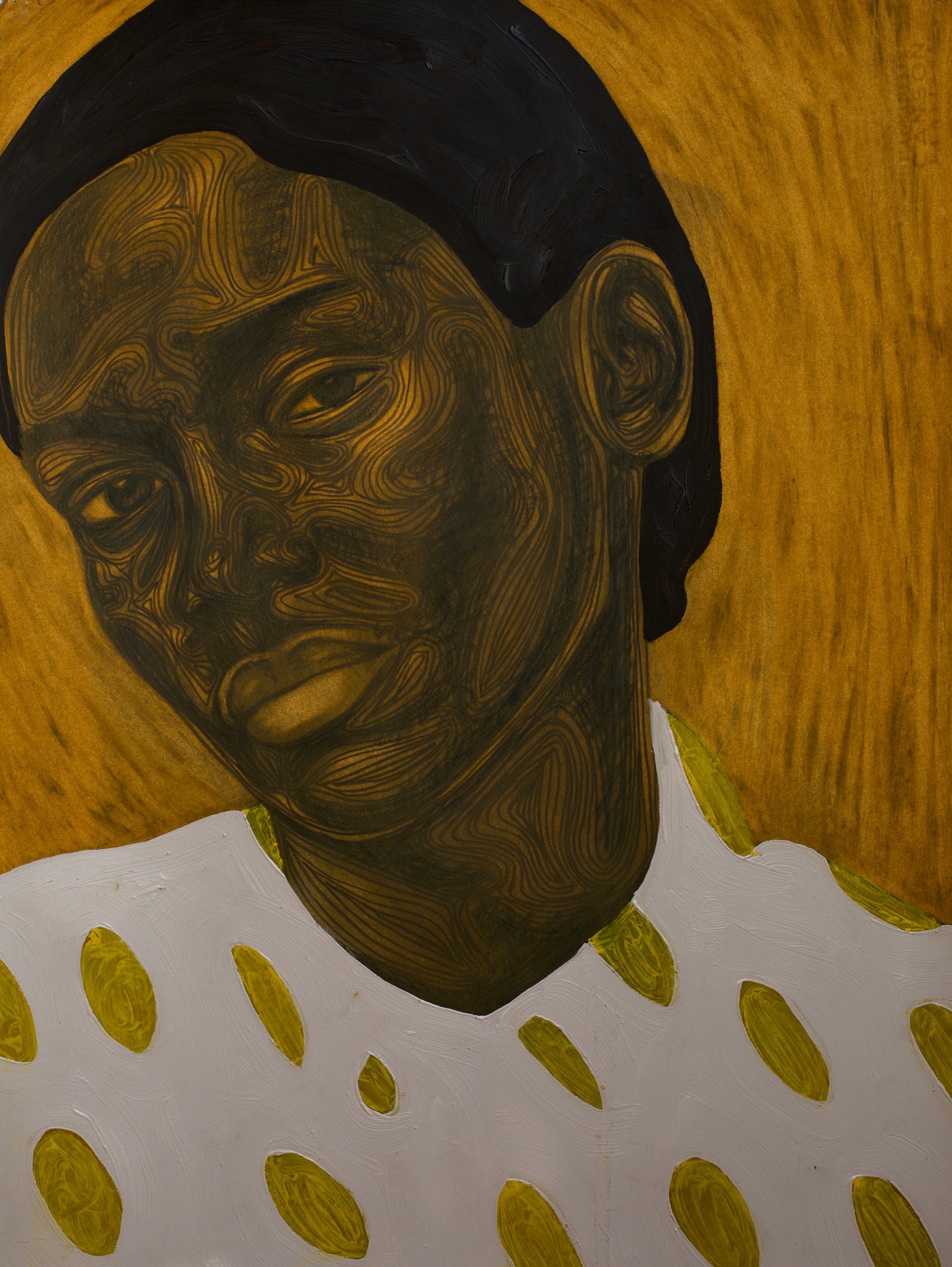 Yellow House 3, 2021 Oil and charcoal on paper 29 x 21 in (73.7 x 53.3 cm) Artist page