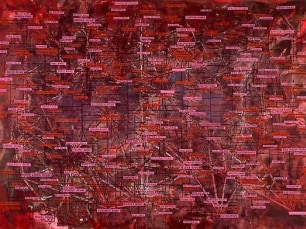 reddish, purple map