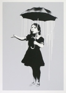 Banksy (b. 1974)  Nola (White), 2008