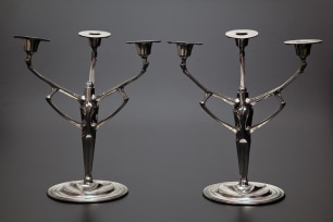 Pair of Candelabras designed for Urania Co.